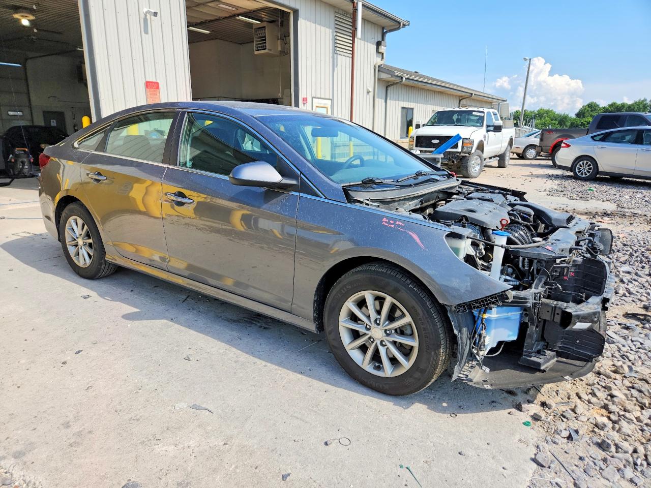 2019 Hyundai Sonata Se Серый vin: 5NPE24AF7KH774763