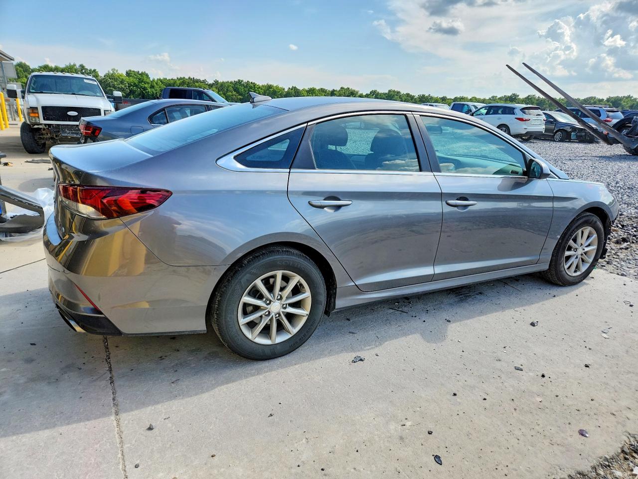 2019 Hyundai Sonata Se Серый vin: 5NPE24AF7KH774763