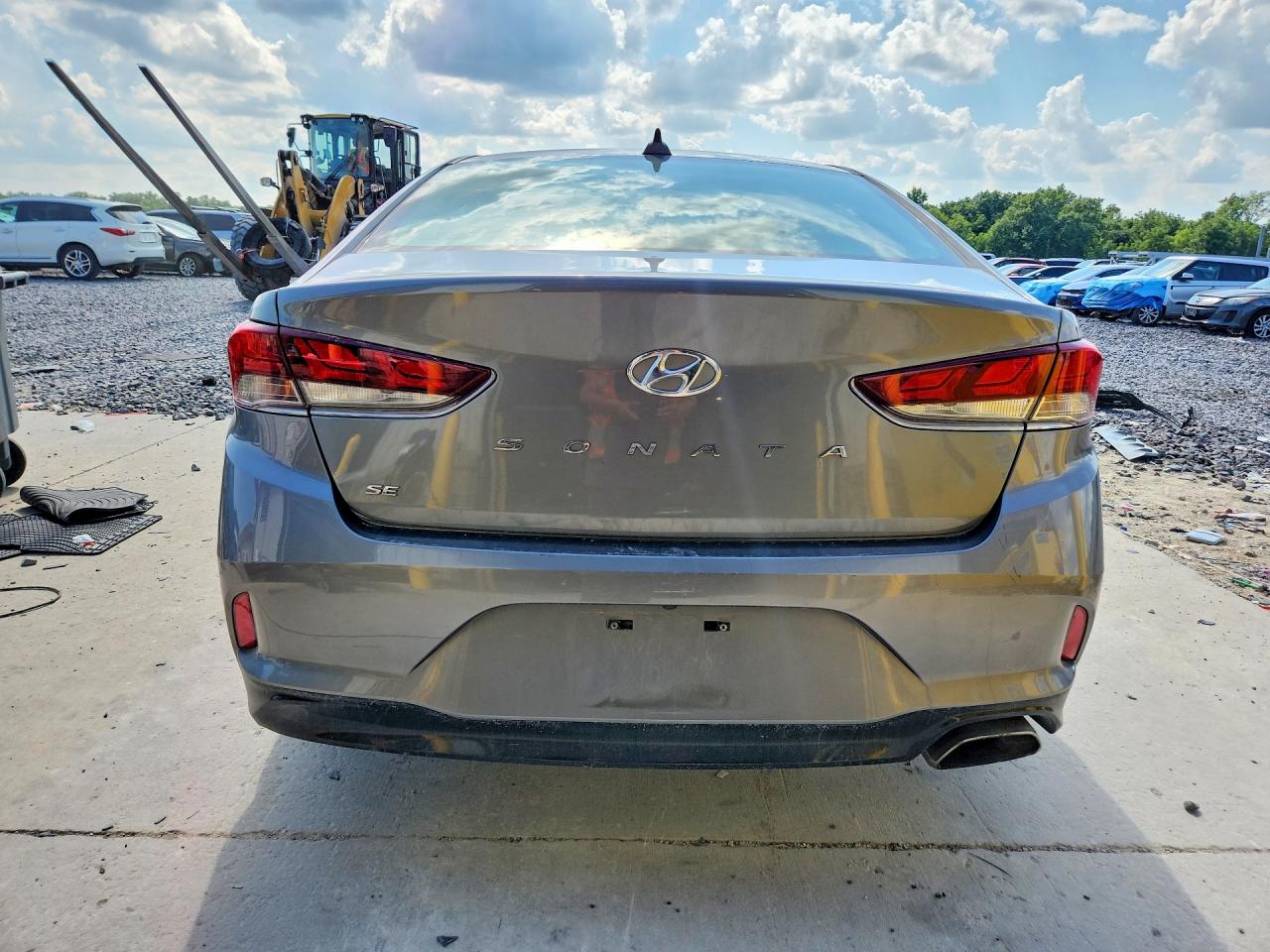 2019 Hyundai Sonata Se Серый vin: 5NPE24AF7KH774763
