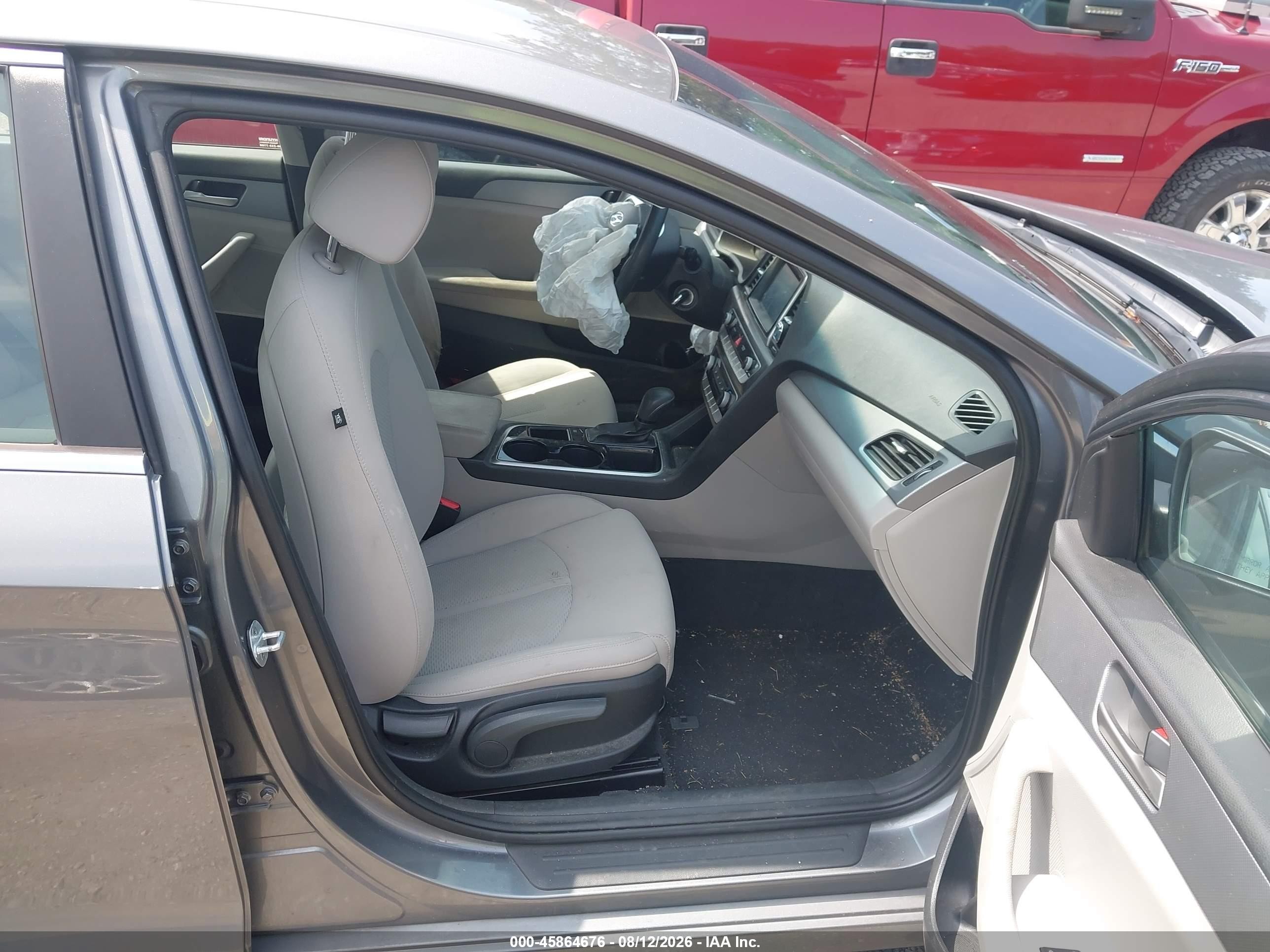 2019 Hyundai Sonata Se Gray vin: 5NPE24AF7KH786329