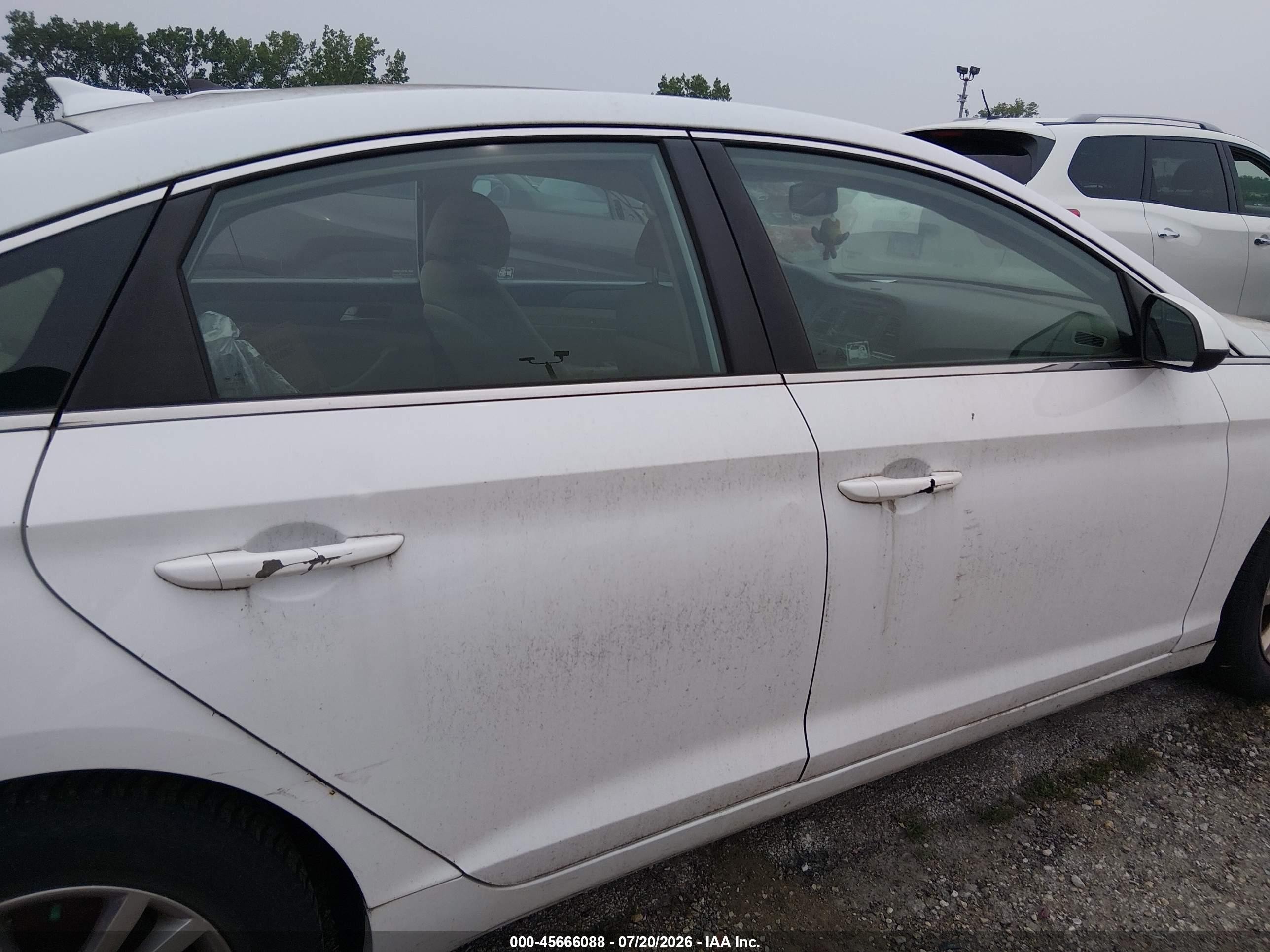 2015 Hyundai Sonata Se Белый vin: 5NPE24AF8FH012418