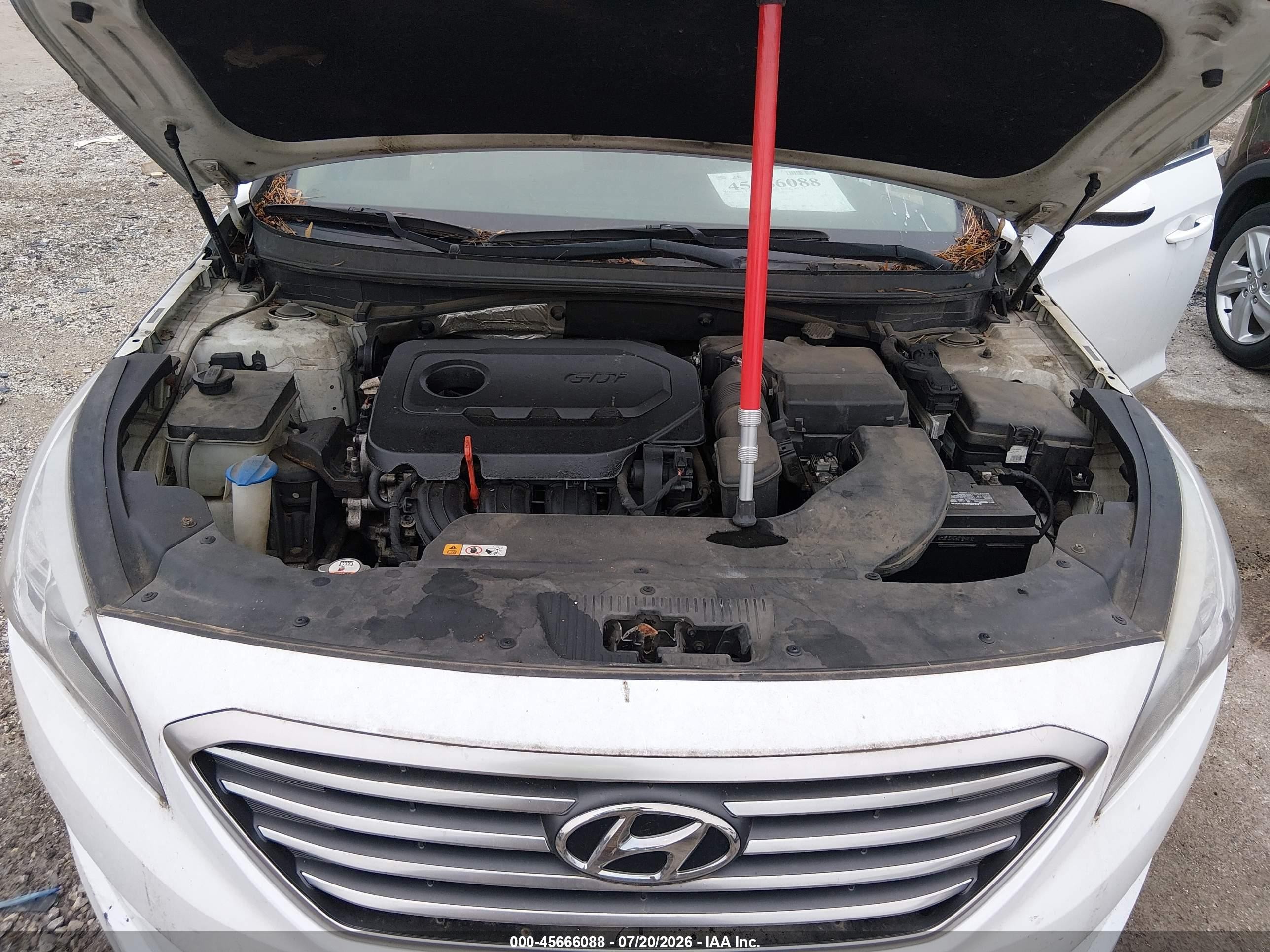 2015 Hyundai Sonata Se Белый vin: 5NPE24AF8FH012418