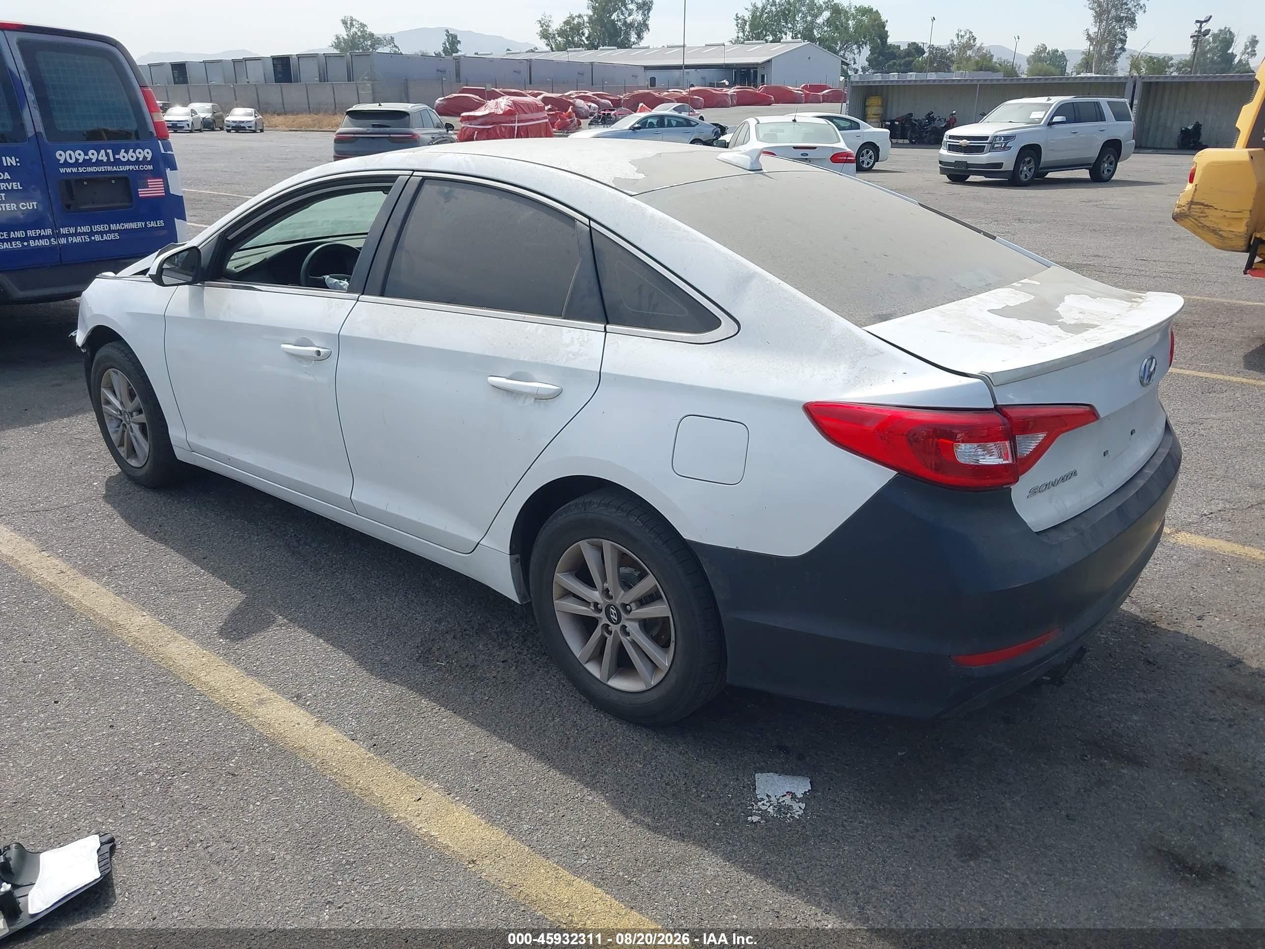 2015 Hyundai Sonata Se White vin: 5NPE24AF8FH014105