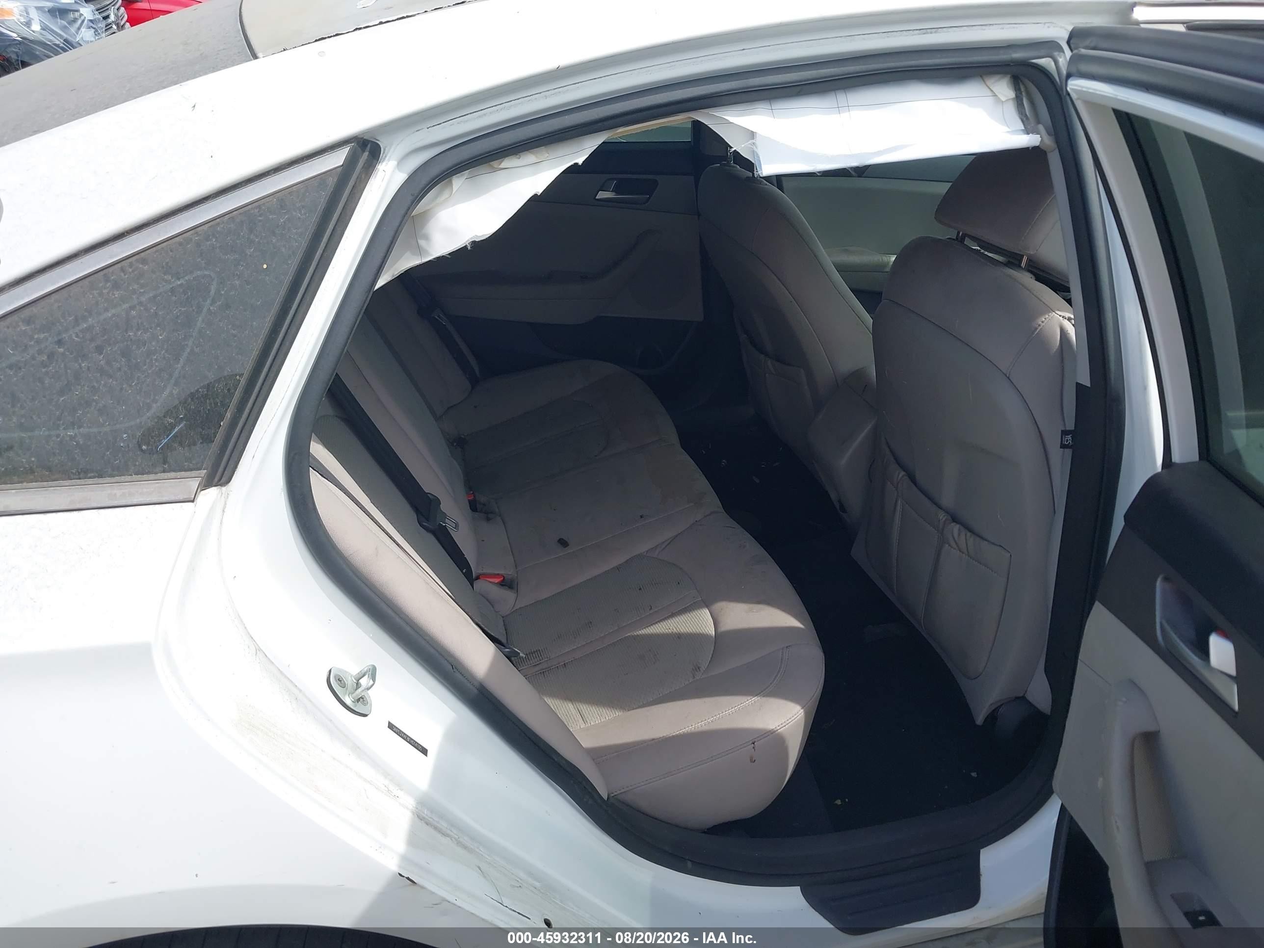 2015 Hyundai Sonata Se White vin: 5NPE24AF8FH014105