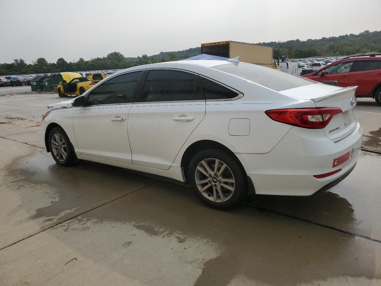2015 Hyundai Sonata Se White vin: 5NPE24AF8FH026819