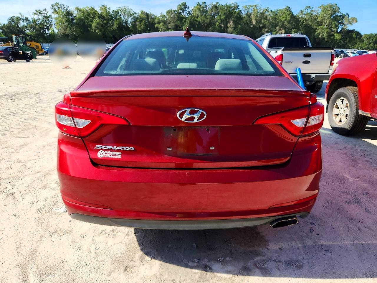 2015 Hyundai Sonata Se Red vin: 5NPE24AF8FH032975