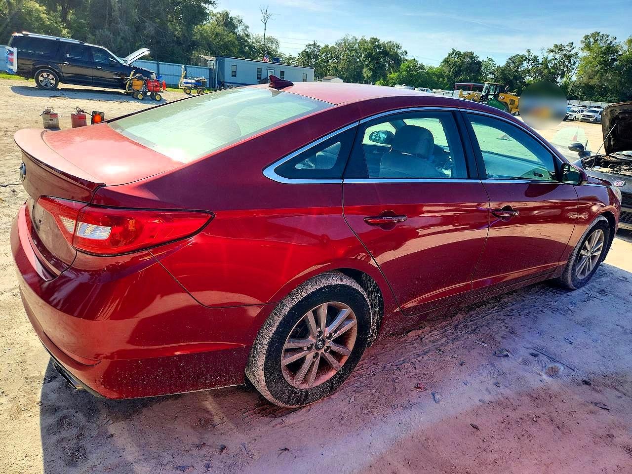2015 Hyundai Sonata Se Red vin: 5NPE24AF8FH032975