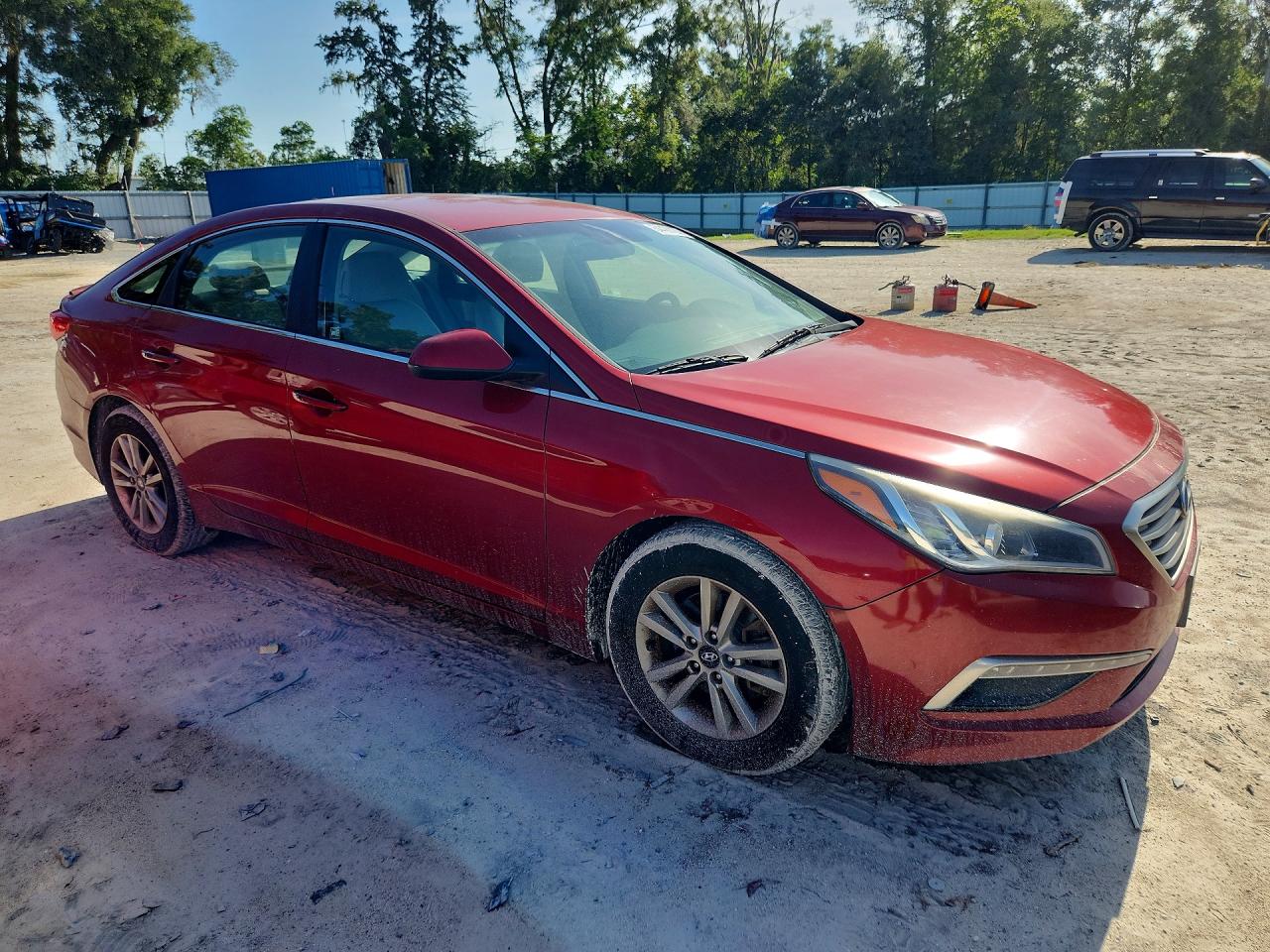 2015 Hyundai Sonata Se Red vin: 5NPE24AF8FH032975