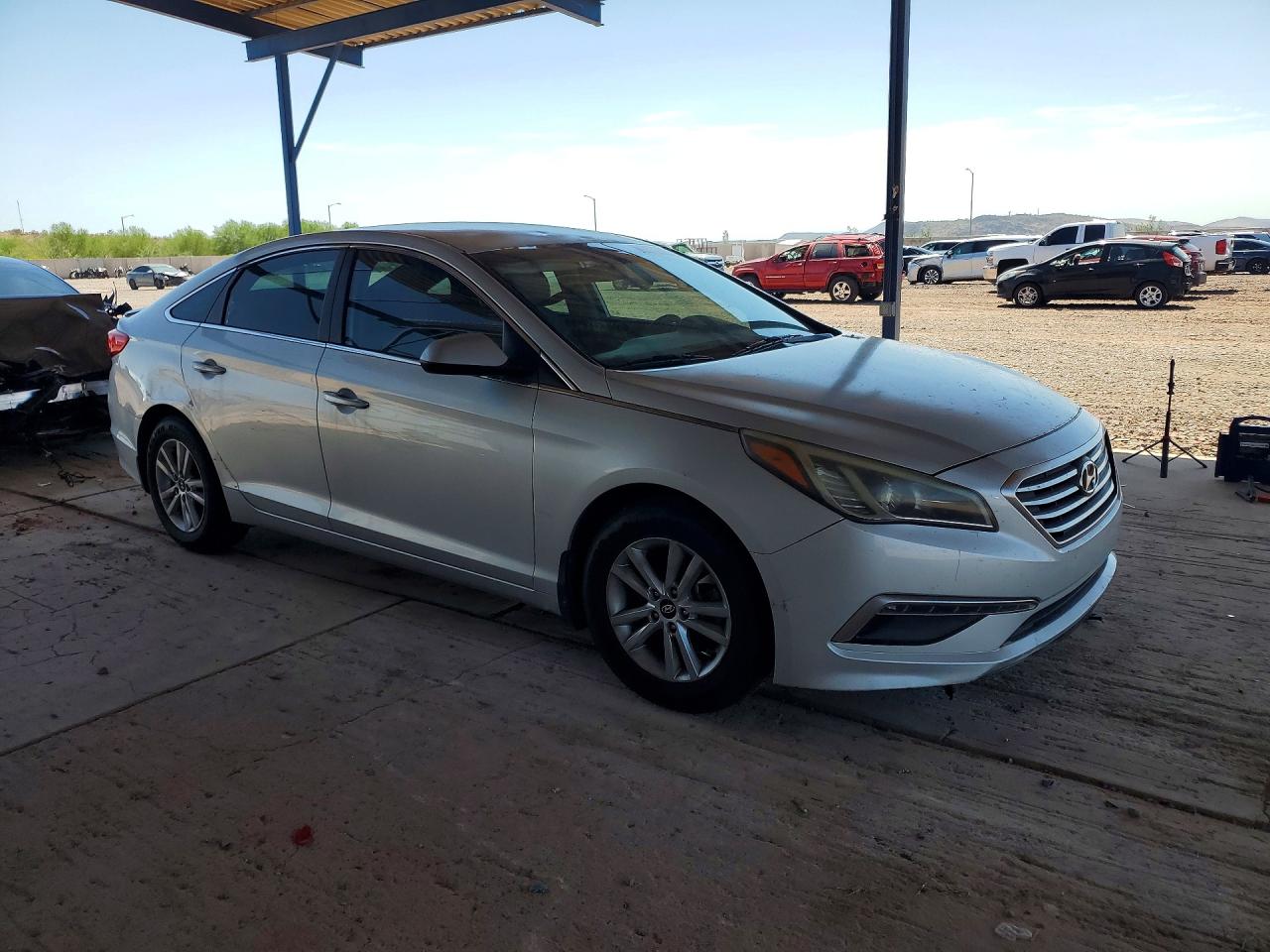 2015 Hyundai Sonata Se Silver vin: 5NPE24AF8FH043555