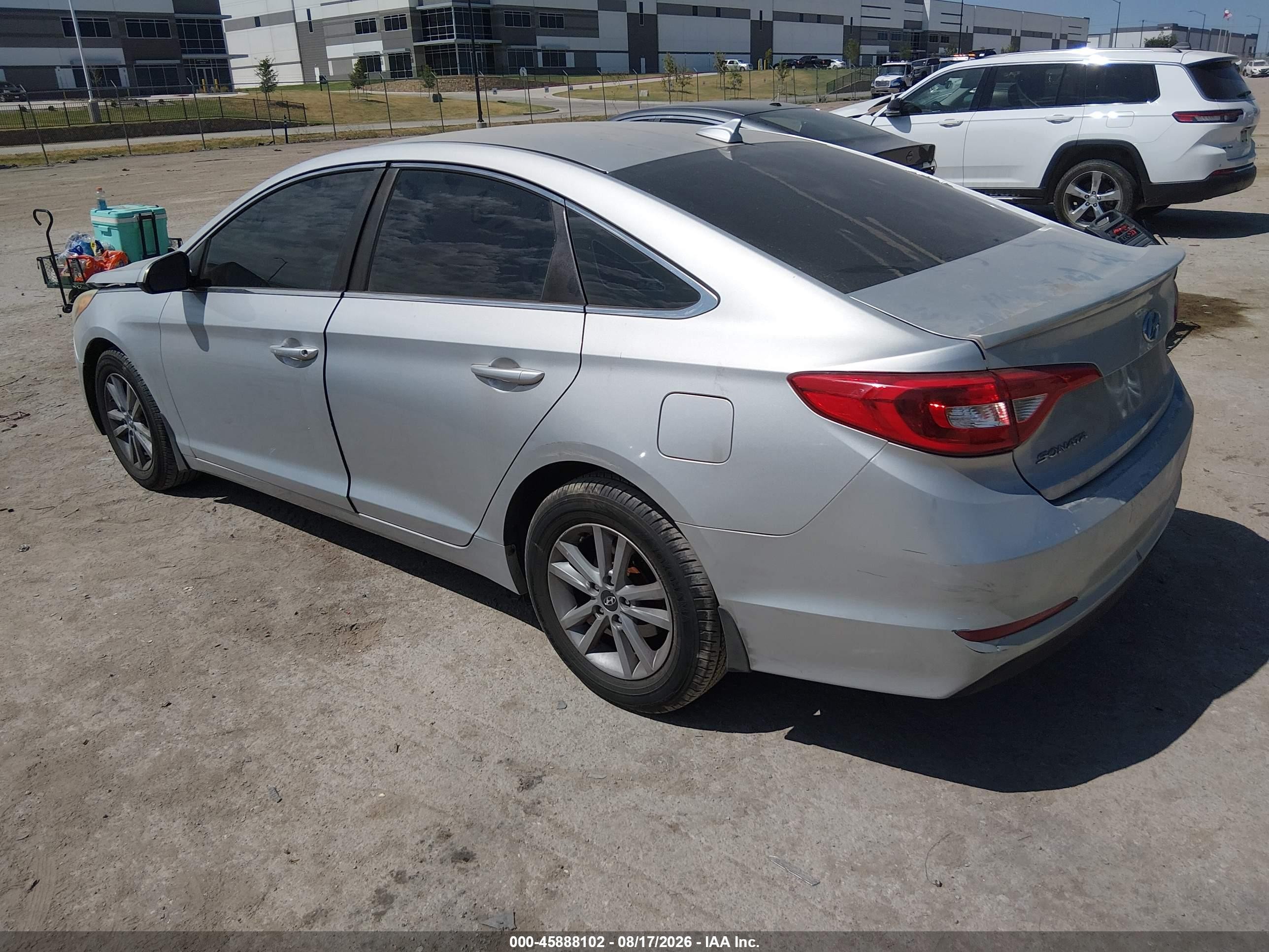 2015 Hyundai Sonata Se Silver vin: 5NPE24AF8FH045855