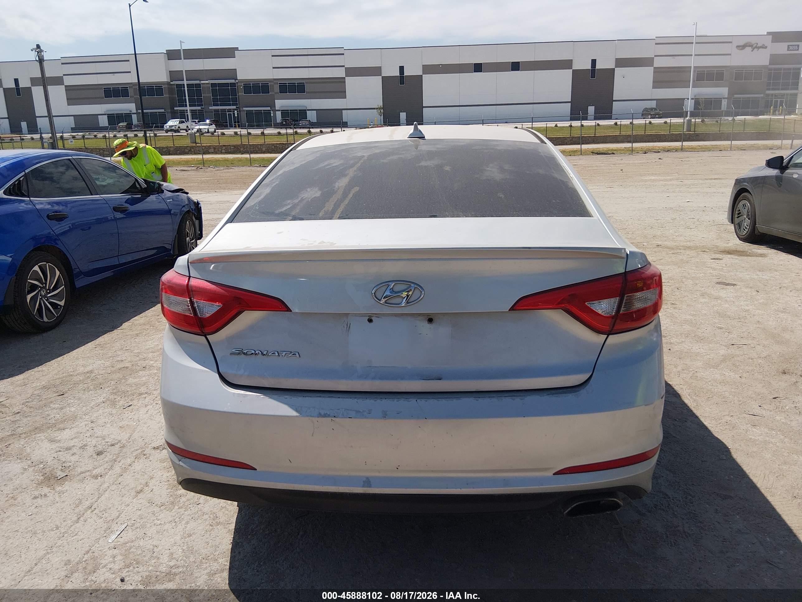 2015 Hyundai Sonata Se Silver vin: 5NPE24AF8FH045855
