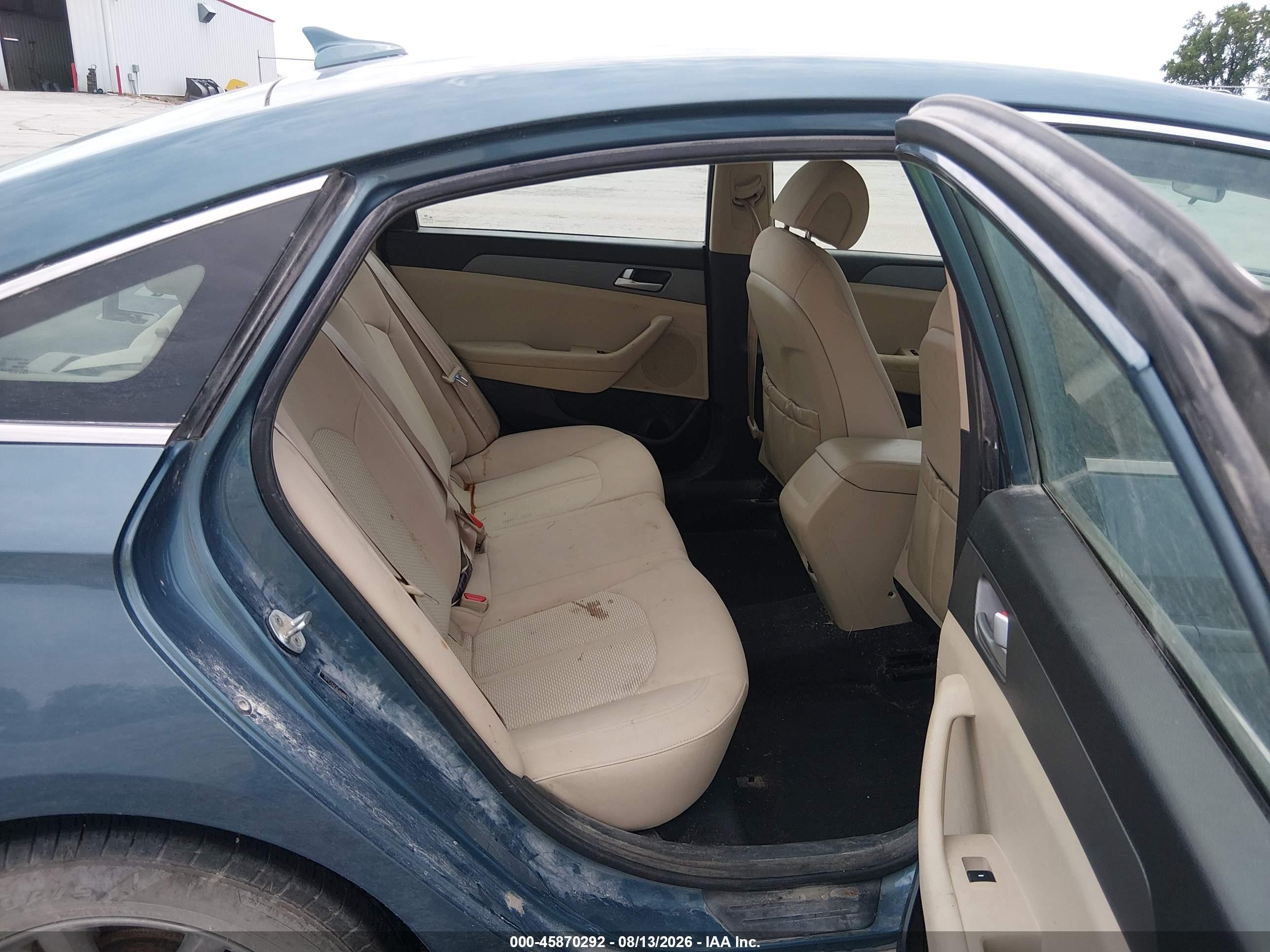 2015 Hyundai Sonata Se Blue vin: 5NPE24AF8FH048674