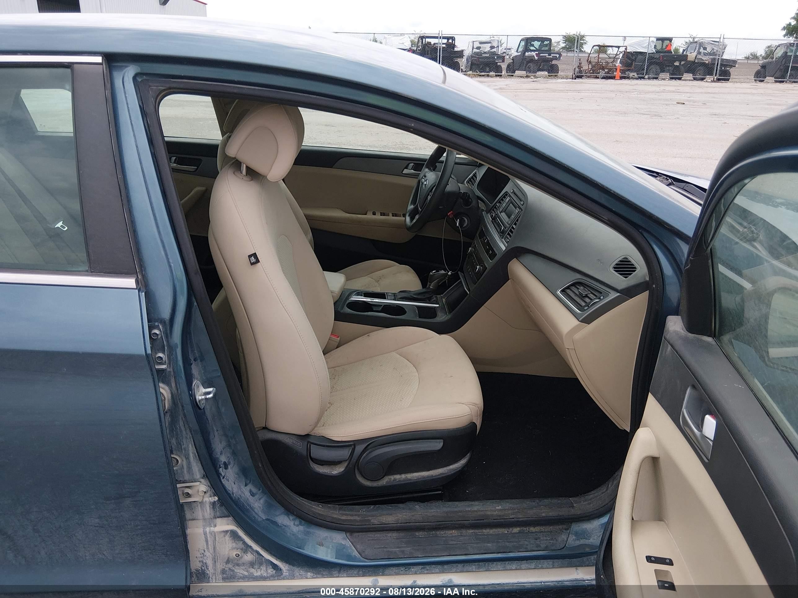 2015 Hyundai Sonata Se Blue vin: 5NPE24AF8FH048674