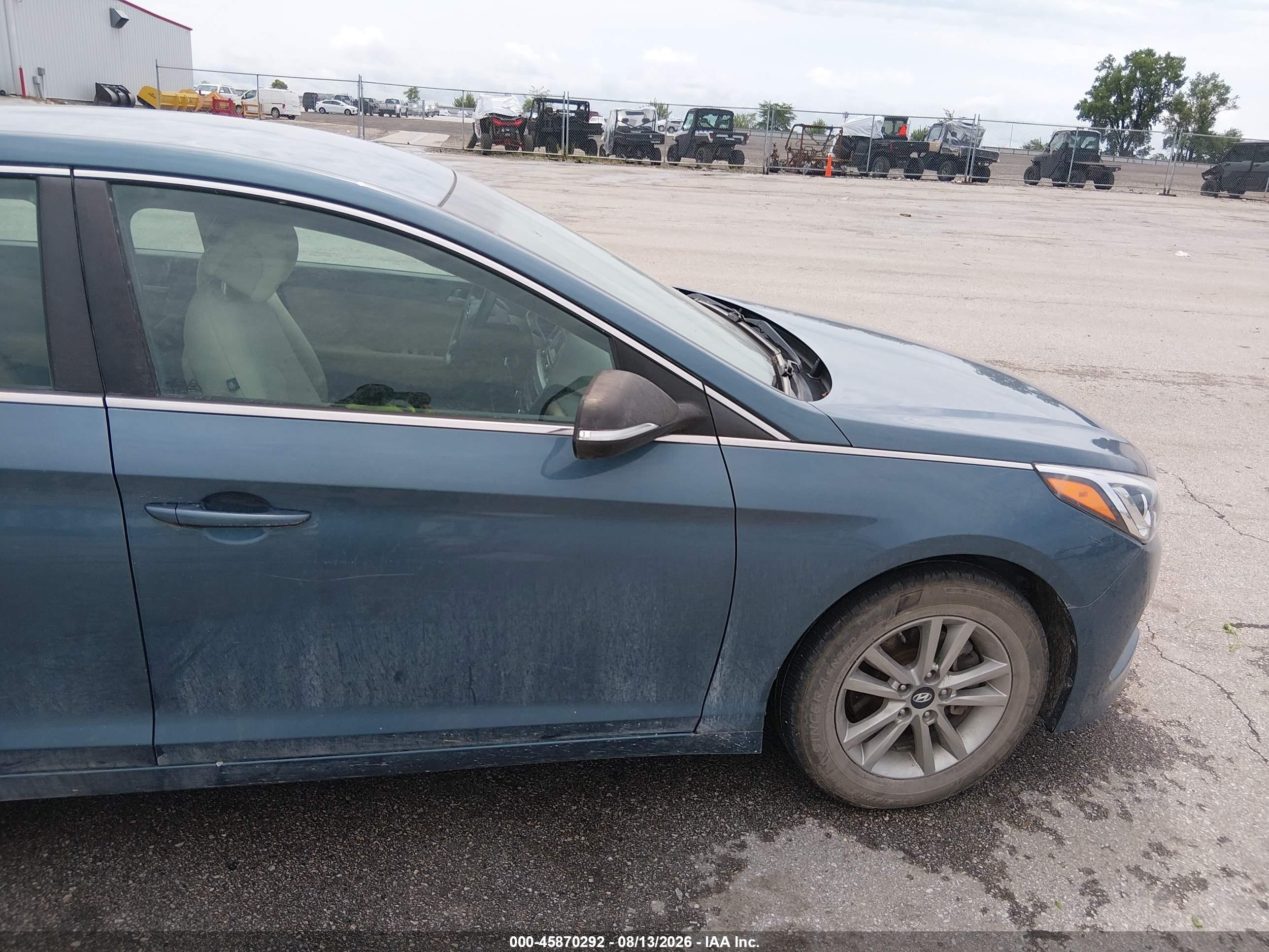 2015 Hyundai Sonata Se Blue vin: 5NPE24AF8FH048674