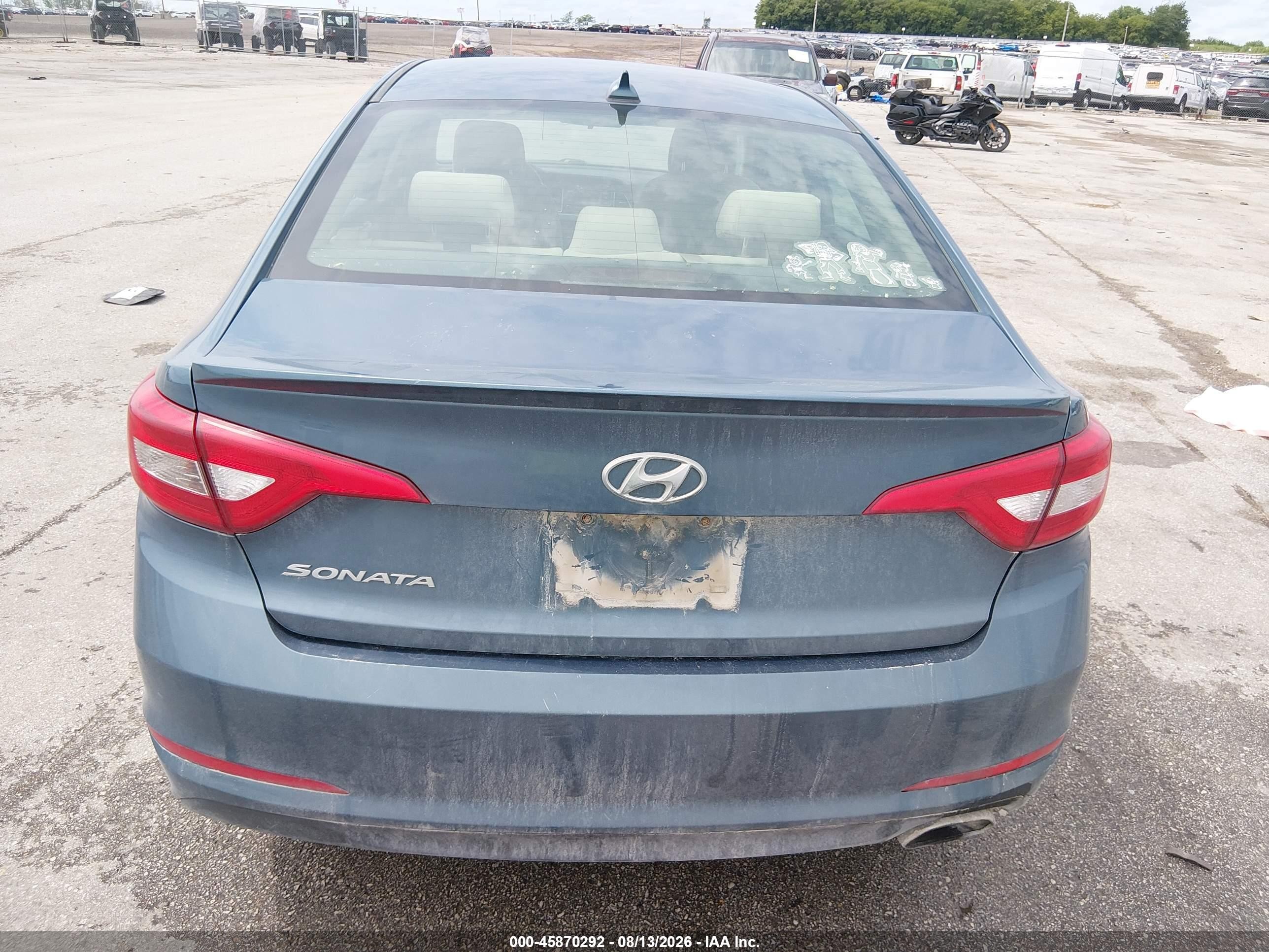 2015 Hyundai Sonata Se Blue vin: 5NPE24AF8FH048674