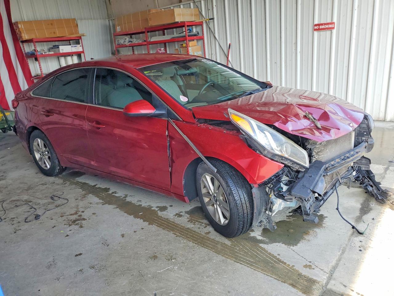 2015 Hyundai Sonata Se Red vin: 5NPE24AF8FH051963