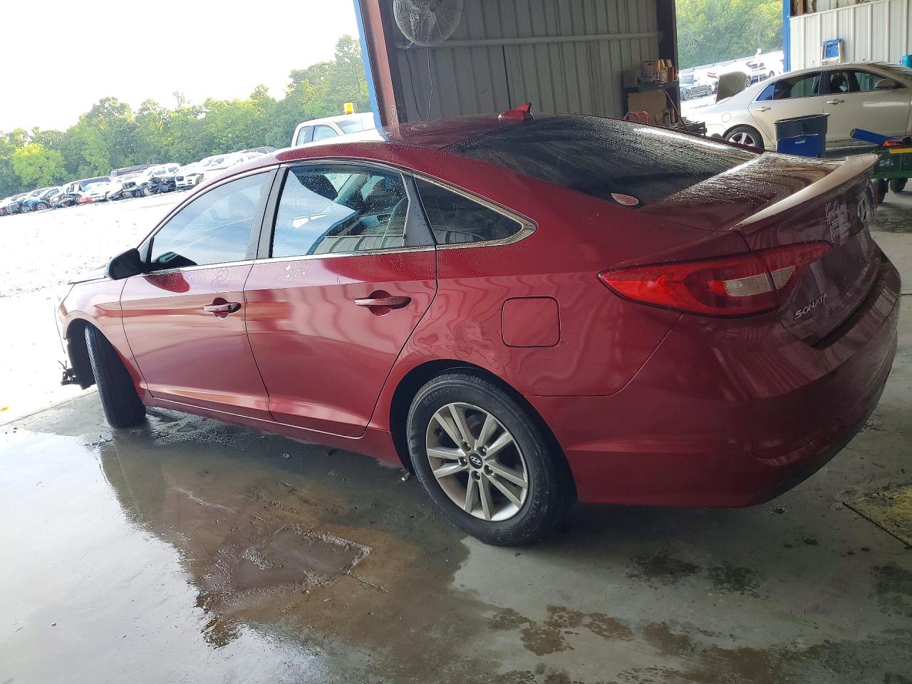 2015 Hyundai Sonata Se Red vin: 5NPE24AF8FH051963