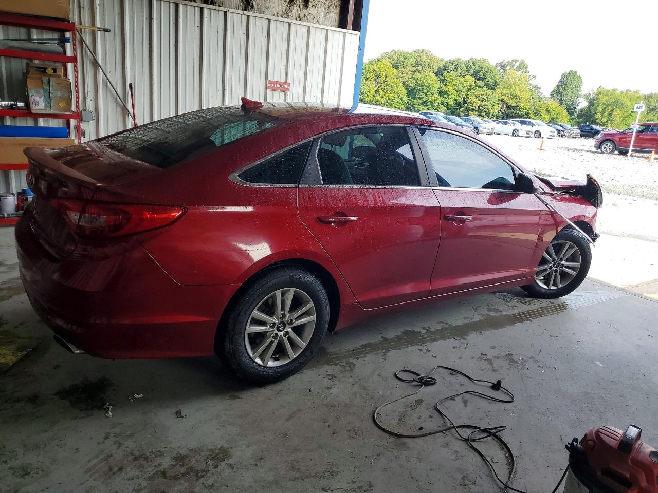2015 Hyundai Sonata Se Red vin: 5NPE24AF8FH051963