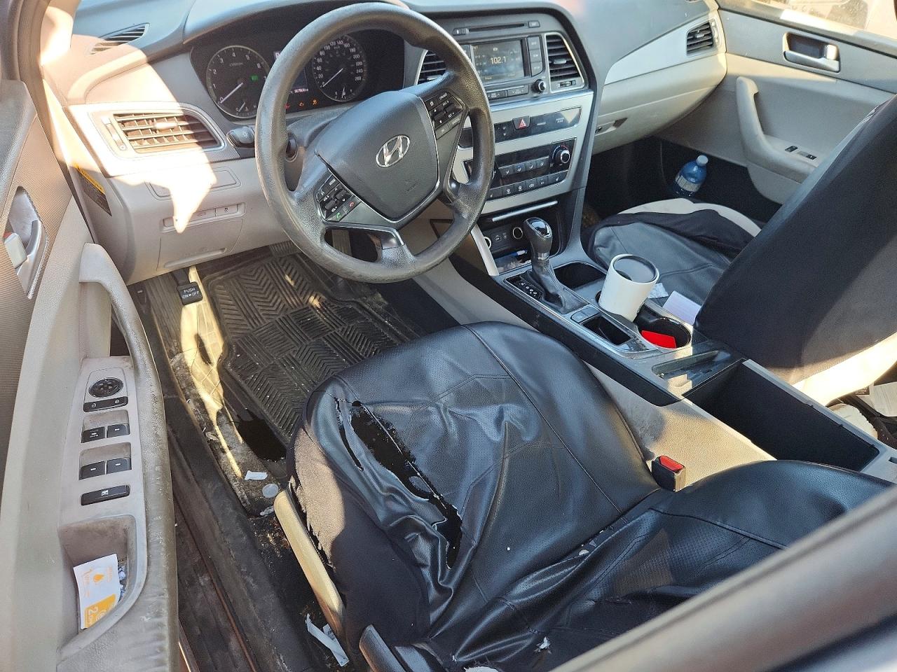 2015 Hyundai Sonata Se Gray vin: 5NPE24AF8FH072537