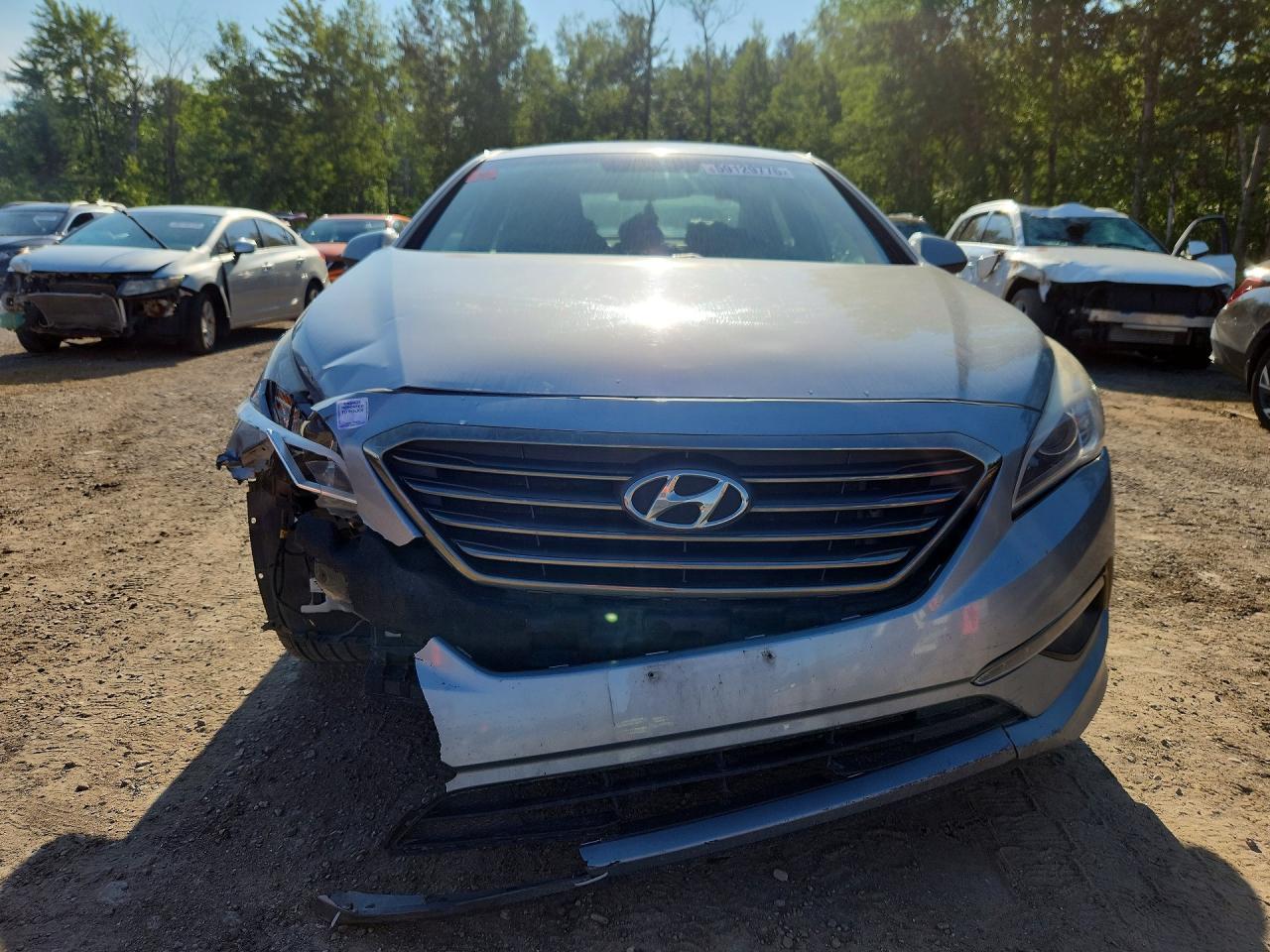 2015 Hyundai Sonata Se Gray vin: 5NPE24AF8FH072537
