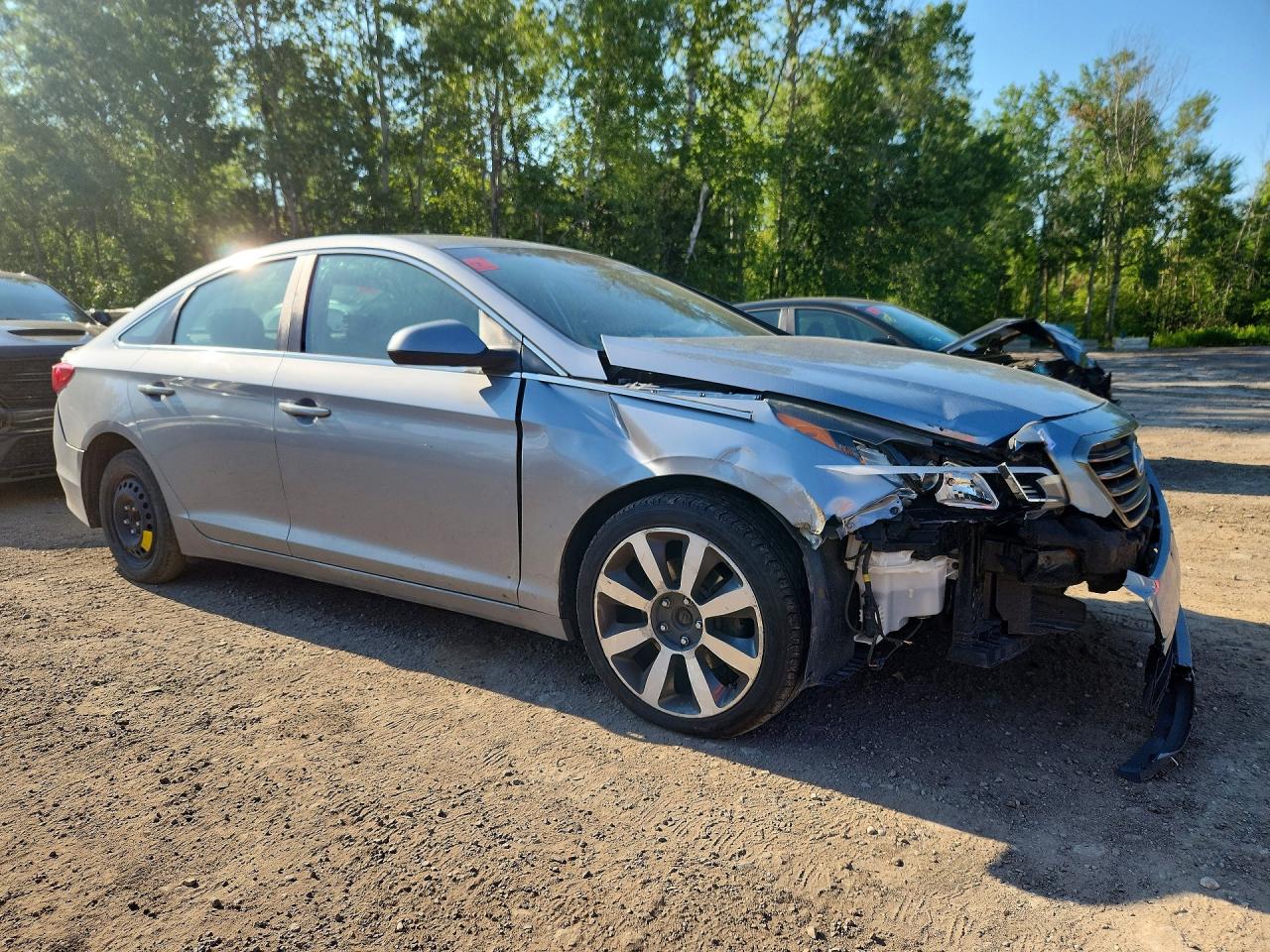 2015 Hyundai Sonata Se Gray vin: 5NPE24AF8FH072537