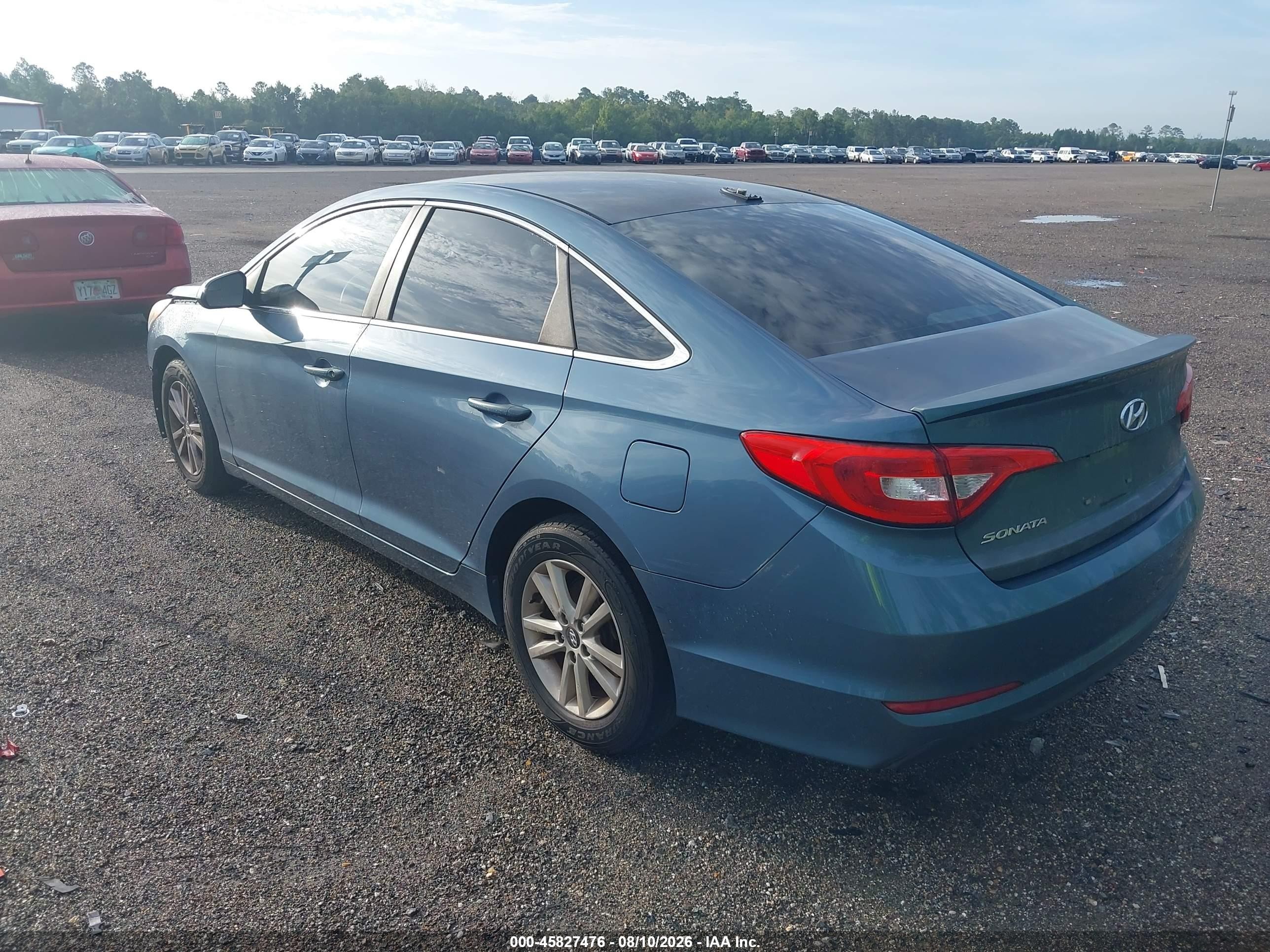2015 Hyundai Sonata Se Blue vin: 5NPE24AF8FH074112
