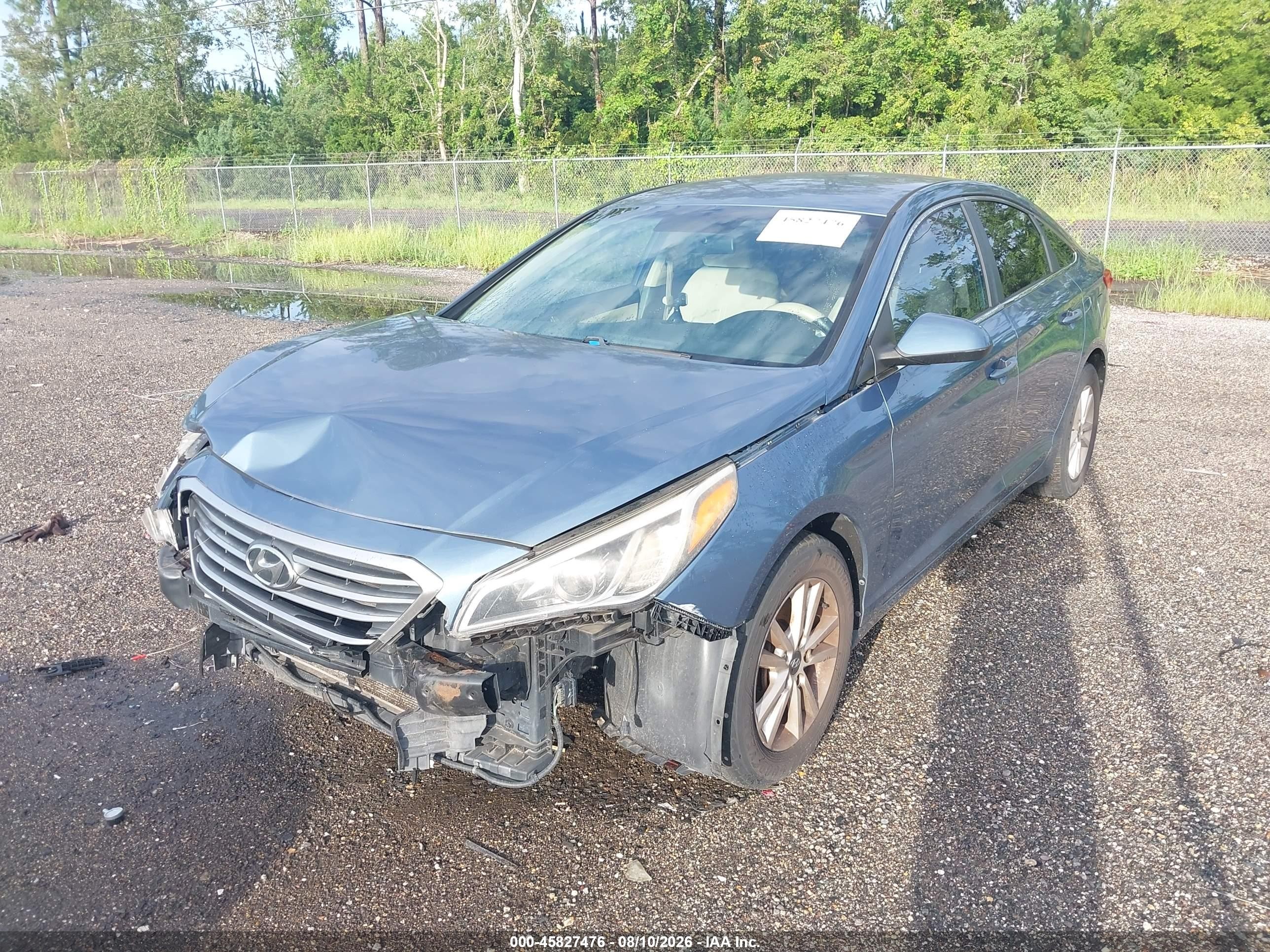 2015 Hyundai Sonata Se Blue vin: 5NPE24AF8FH074112
