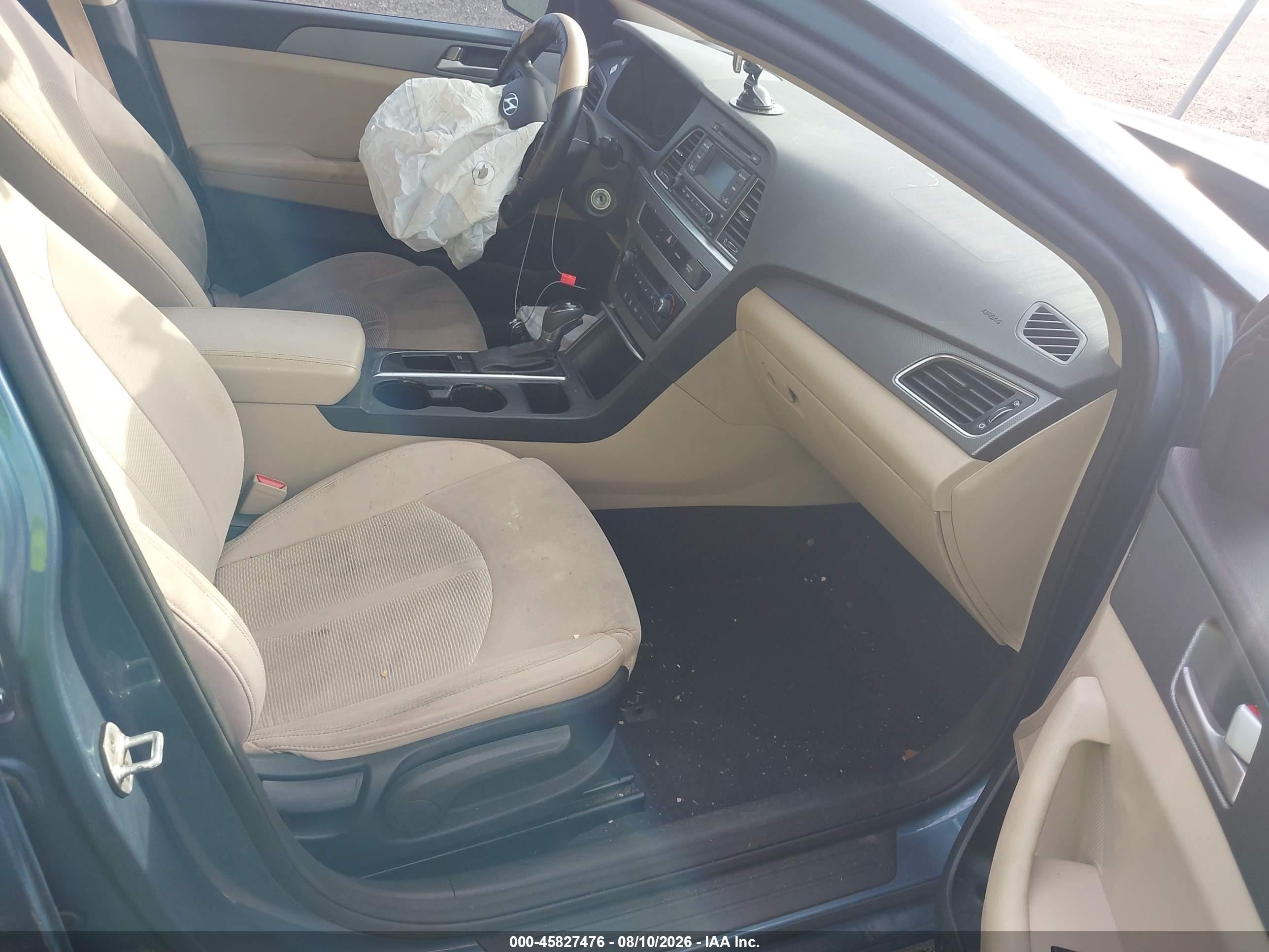 2015 Hyundai Sonata Se Blue vin: 5NPE24AF8FH074112