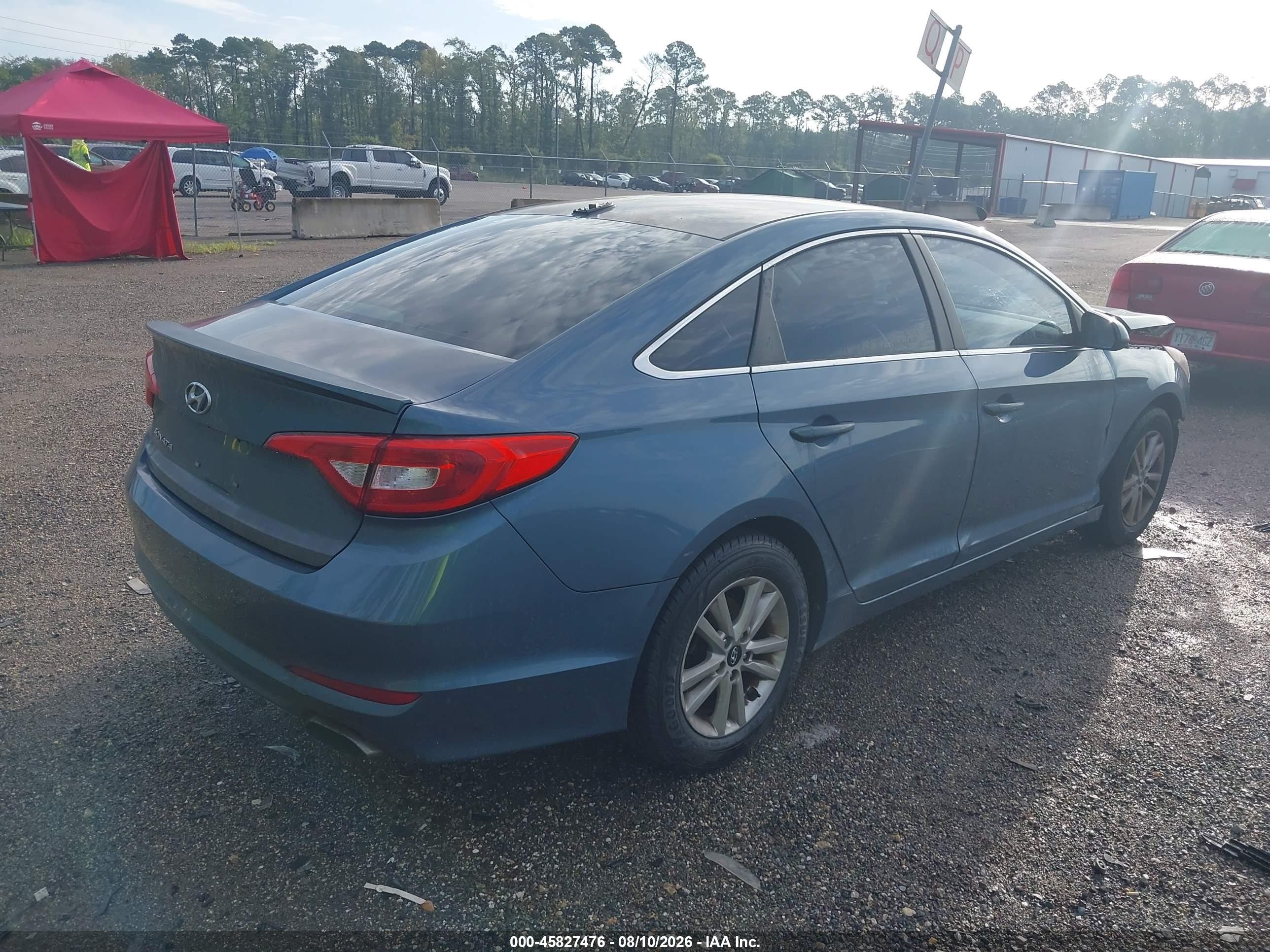 2015 Hyundai Sonata Se Blue vin: 5NPE24AF8FH074112