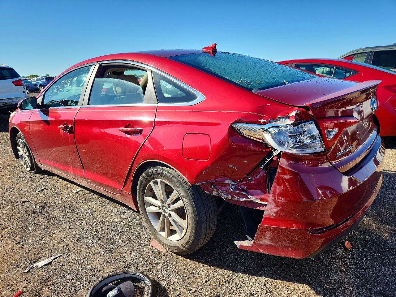 2015 Hyundai Sonata Se Red vin: 5NPE24AF8FH076426