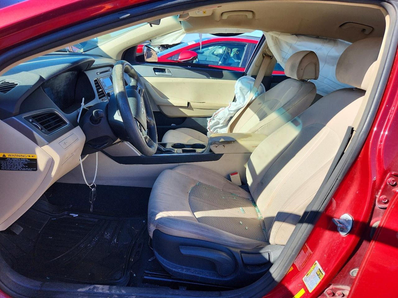 2015 Hyundai Sonata Se Red vin: 5NPE24AF8FH076426