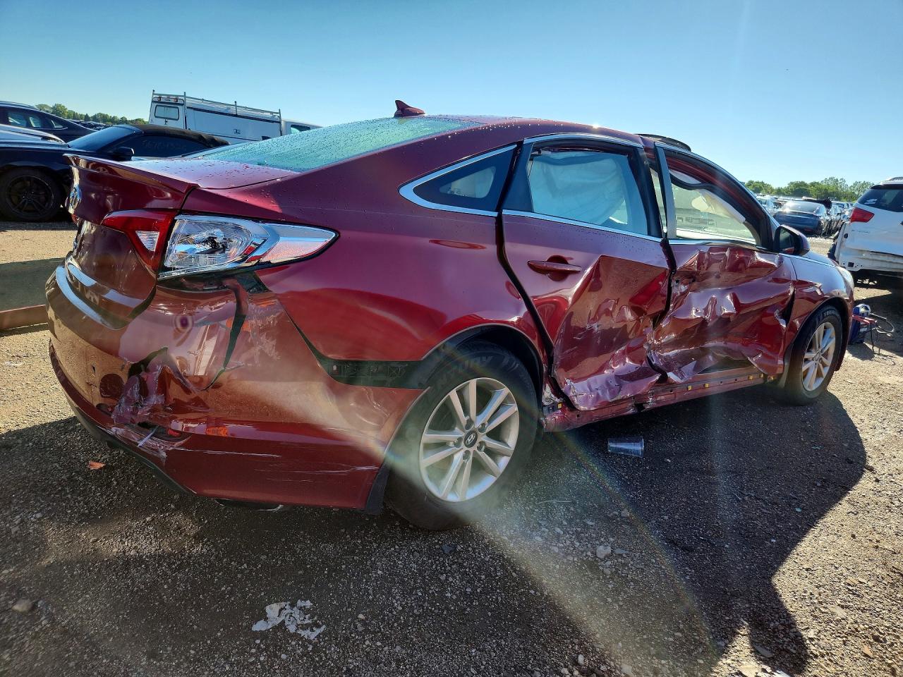 2015 Hyundai Sonata Se Red vin: 5NPE24AF8FH076426