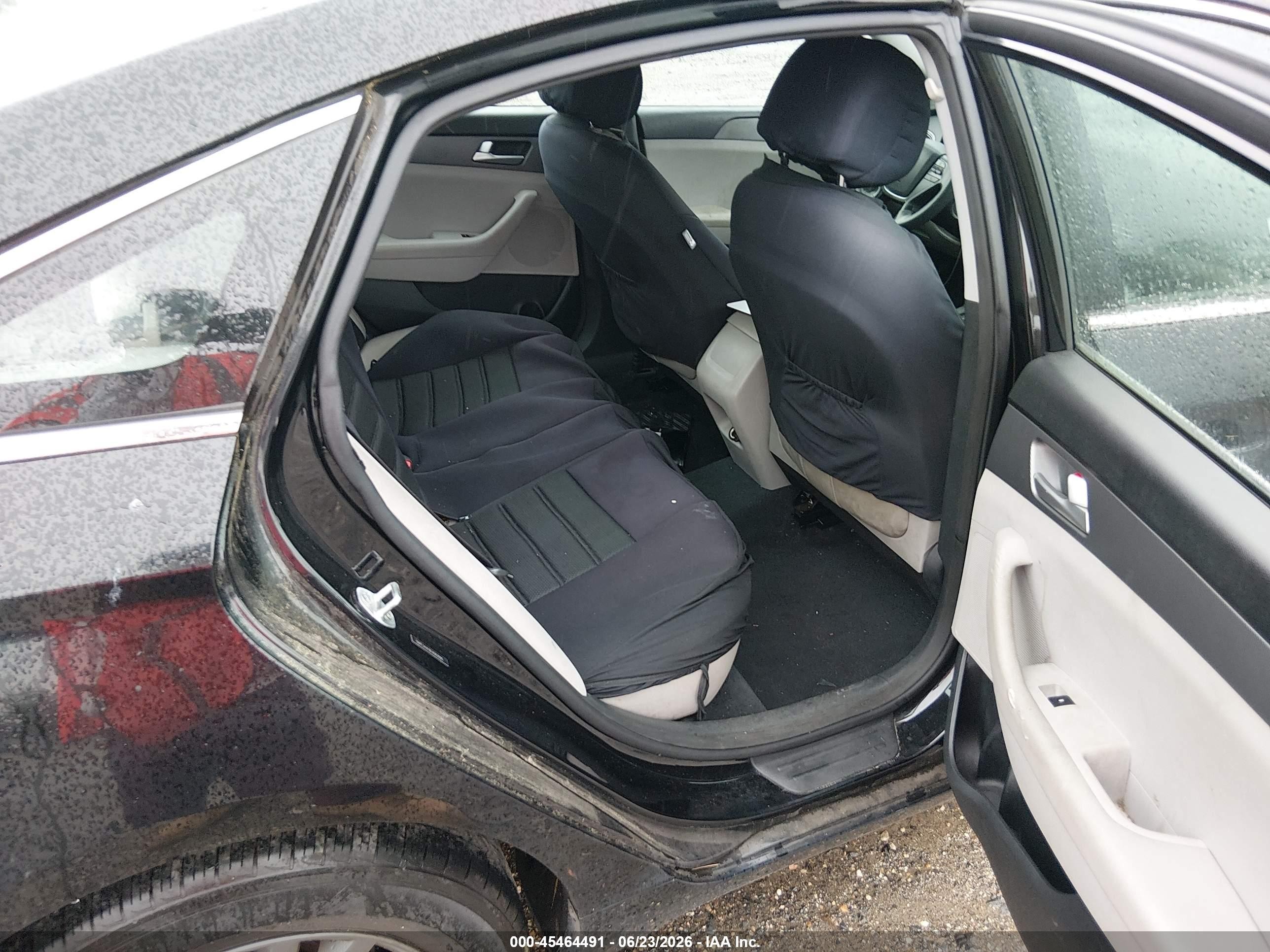 2015 Hyundai Sonata Se Black vin: 5NPE24AF8FH082890