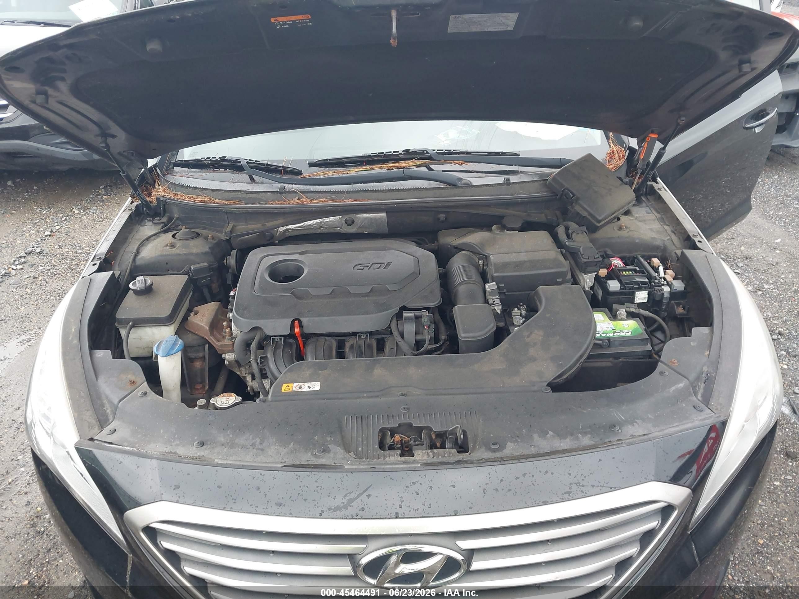 2015 Hyundai Sonata Se Black vin: 5NPE24AF8FH082890
