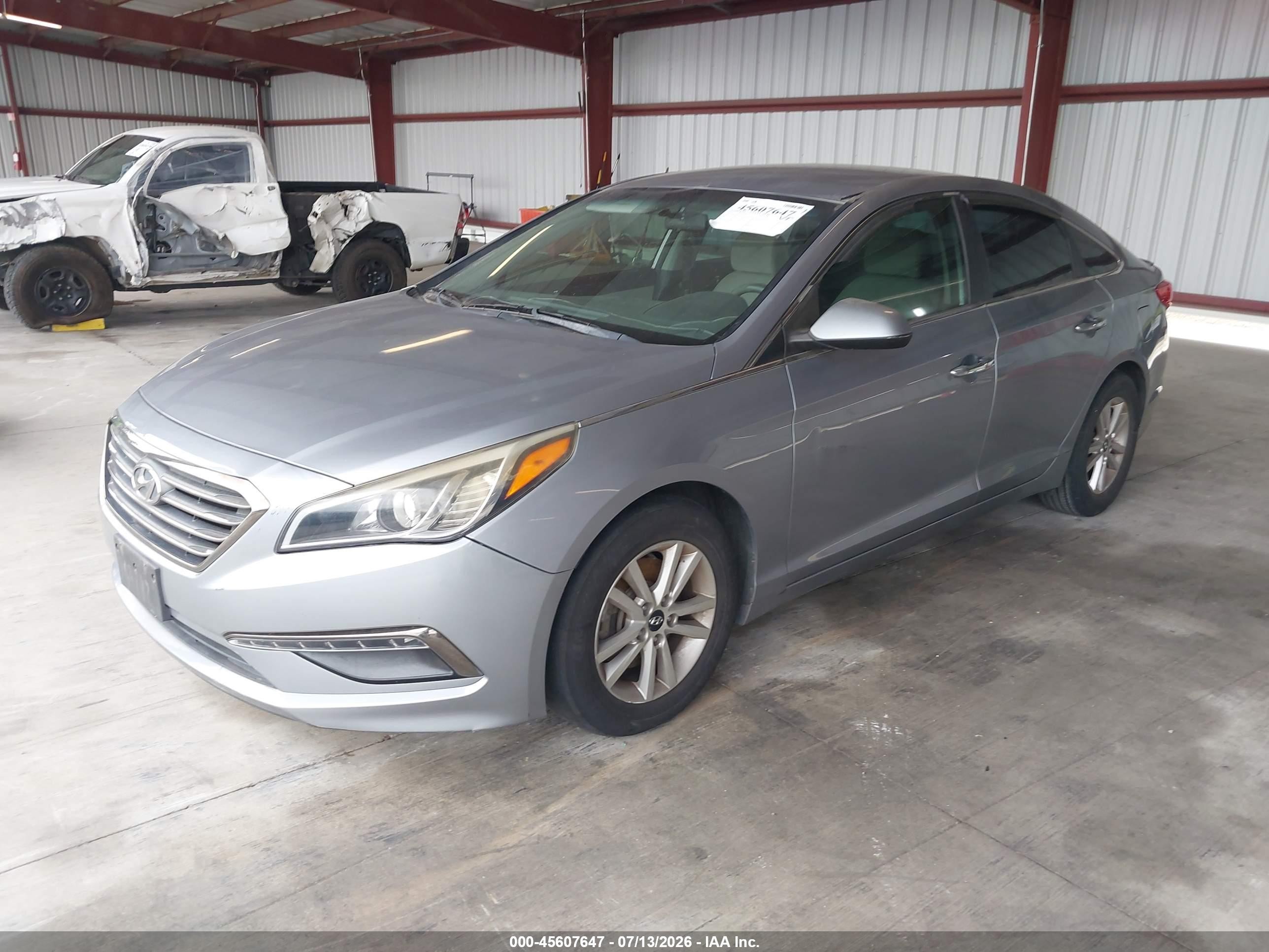 2015 Hyundai Sonata Se Silver vin: 5NPE24AF8FH118335