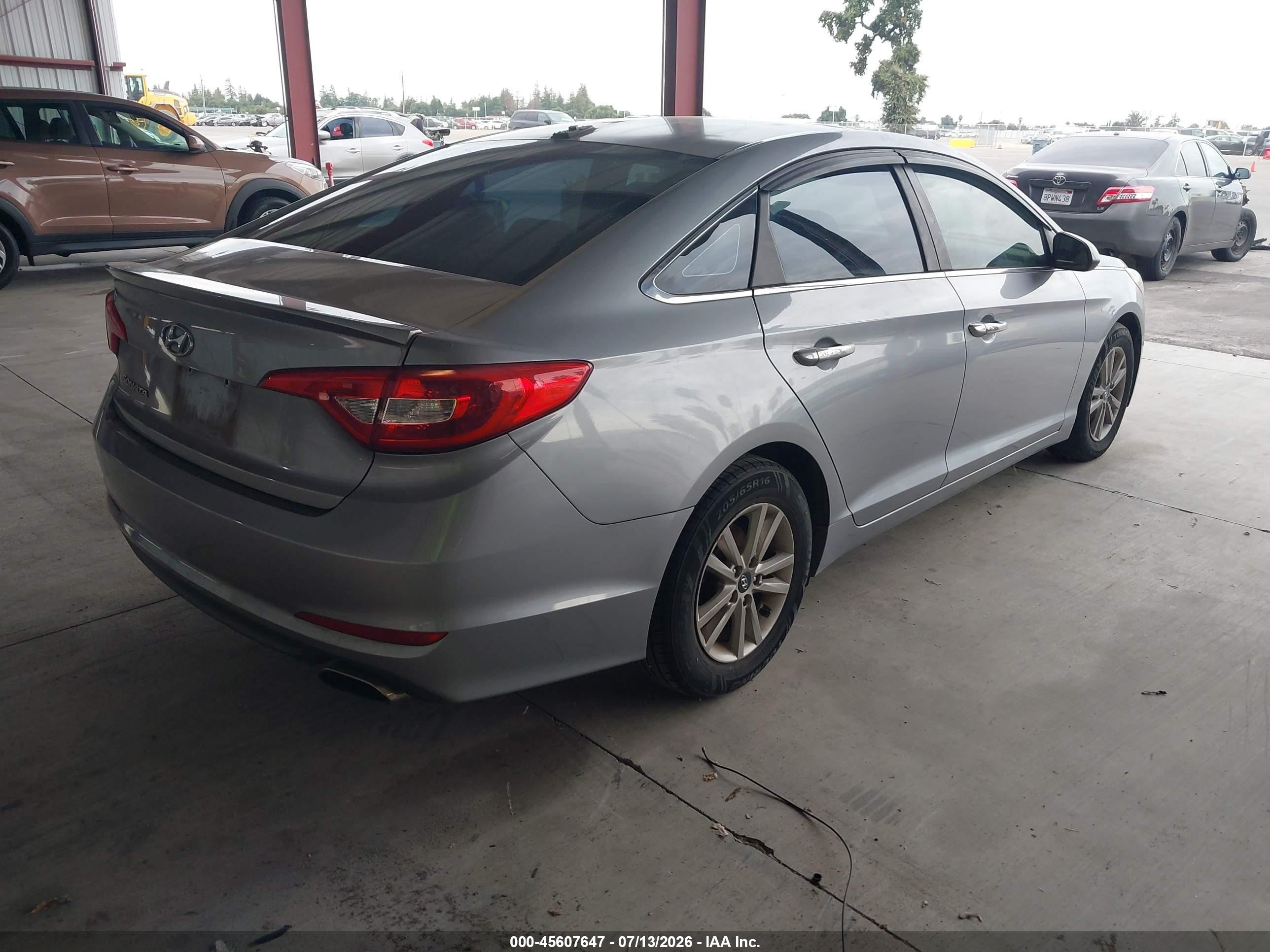 2015 Hyundai Sonata Se Silver vin: 5NPE24AF8FH118335