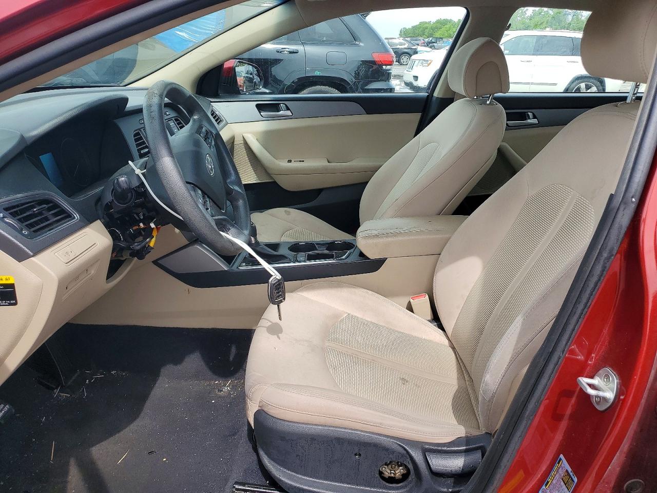 2015 Hyundai Sonata Se Red vin: 5NPE24AF8FH119341