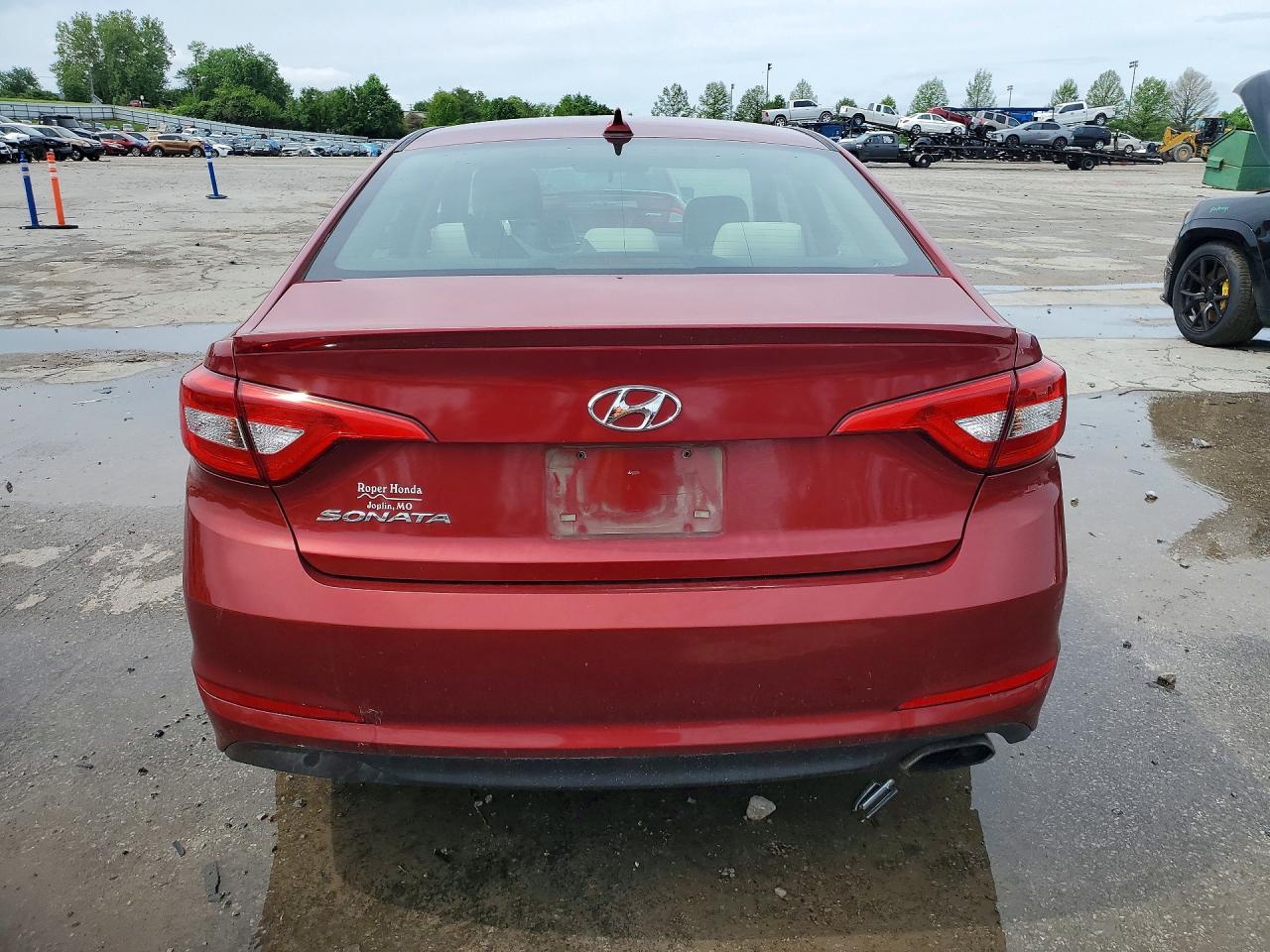 2015 Hyundai Sonata Se Red vin: 5NPE24AF8FH119341