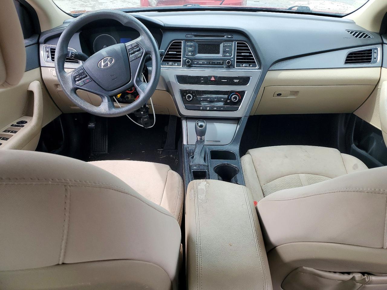 2015 Hyundai Sonata Se Red vin: 5NPE24AF8FH119341