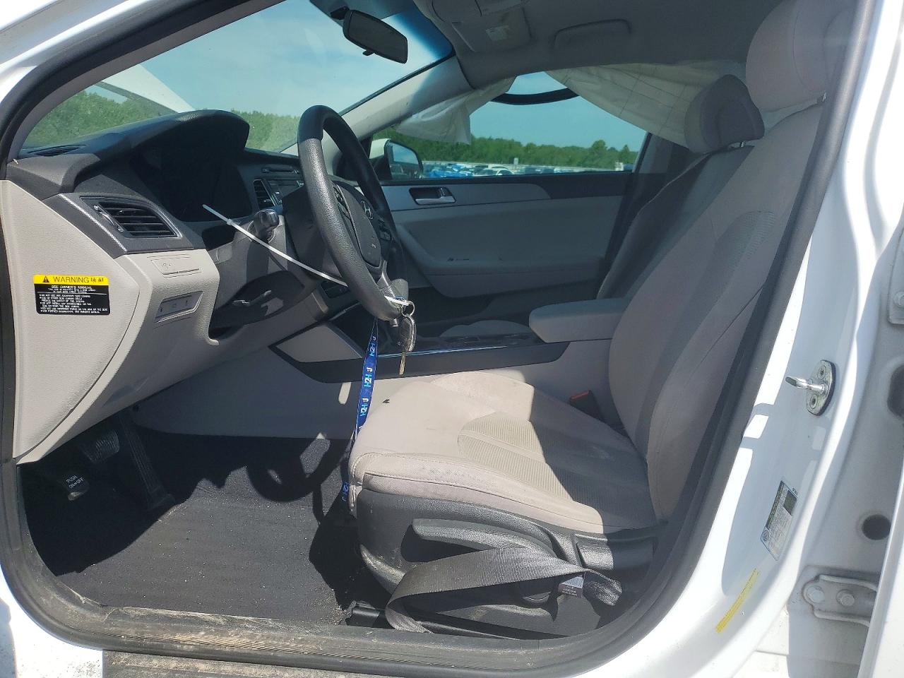 2015 Hyundai Sonata Se White vin: 5NPE24AF8FH121090