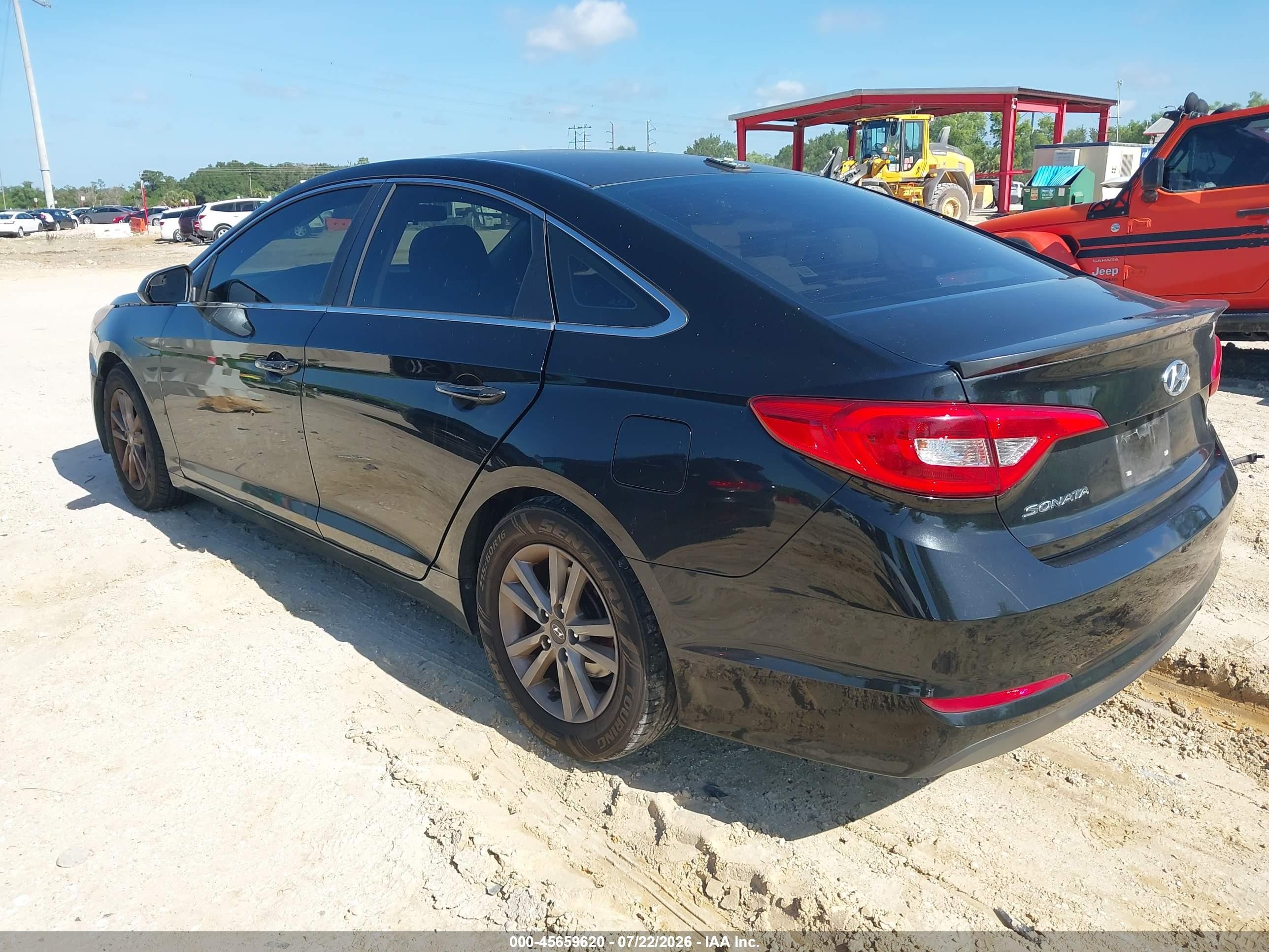2015 Hyundai Sonata Se Black vin: 5NPE24AF8FH122420