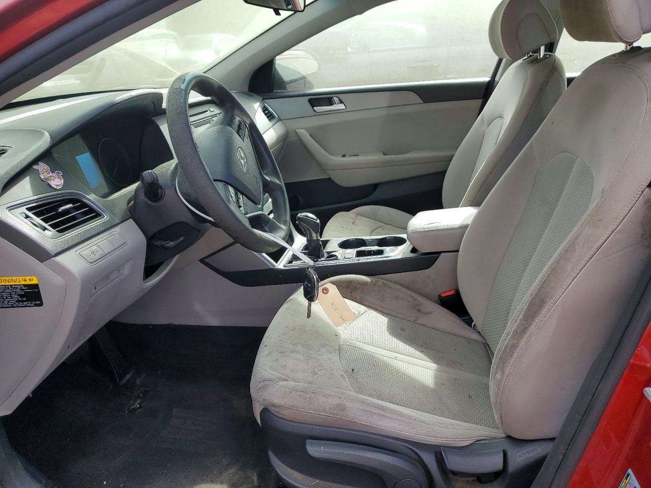 2015 Hyundai Sonata Se Red vin: 5NPE24AF8FH124345