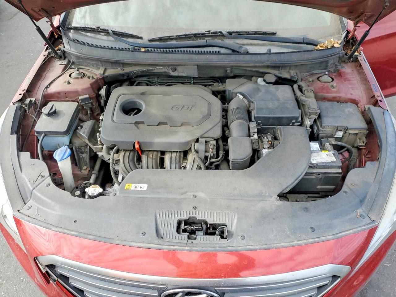 2015 Hyundai Sonata Se Red vin: 5NPE24AF8FH124345