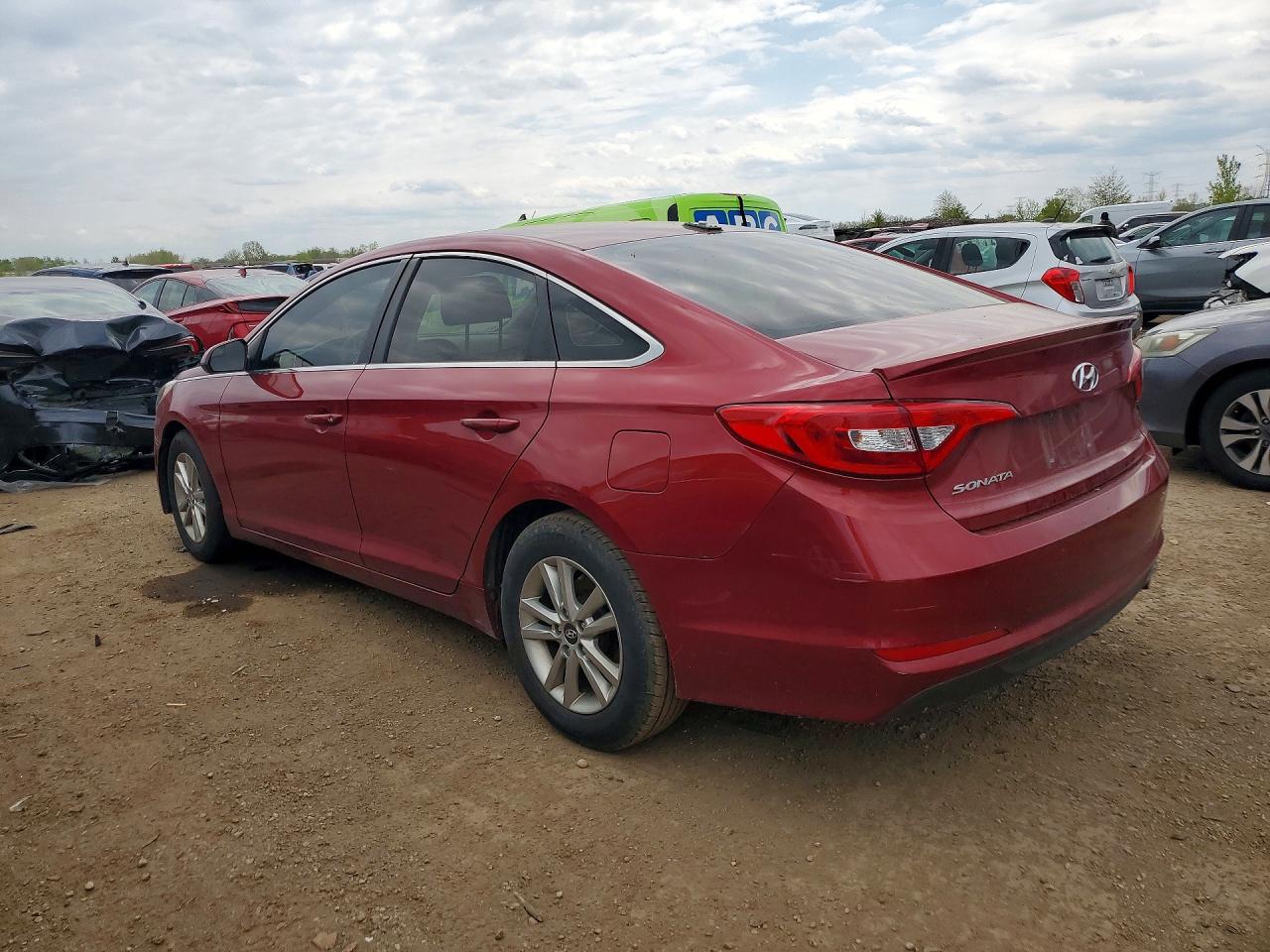 2015 Hyundai Sonata Se Red vin: 5NPE24AF8FH131246
