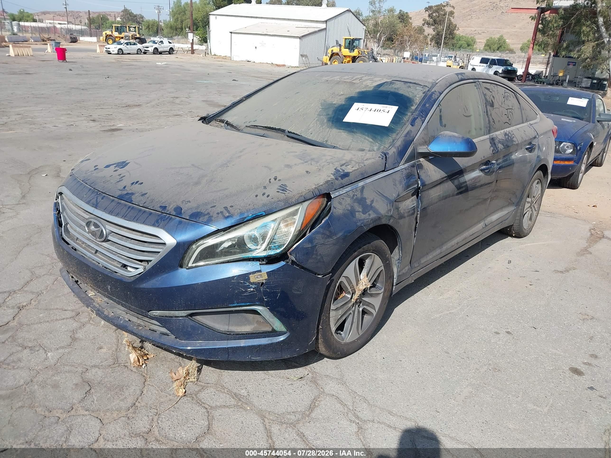 2015 Hyundai Sonata Se Blue vin: 5NPE24AF8FH141145