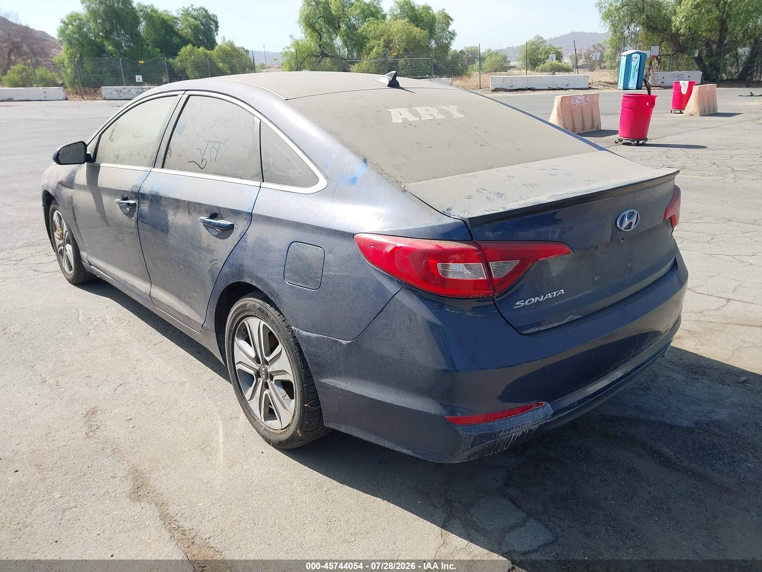2015 Hyundai Sonata Se Blue vin: 5NPE24AF8FH141145