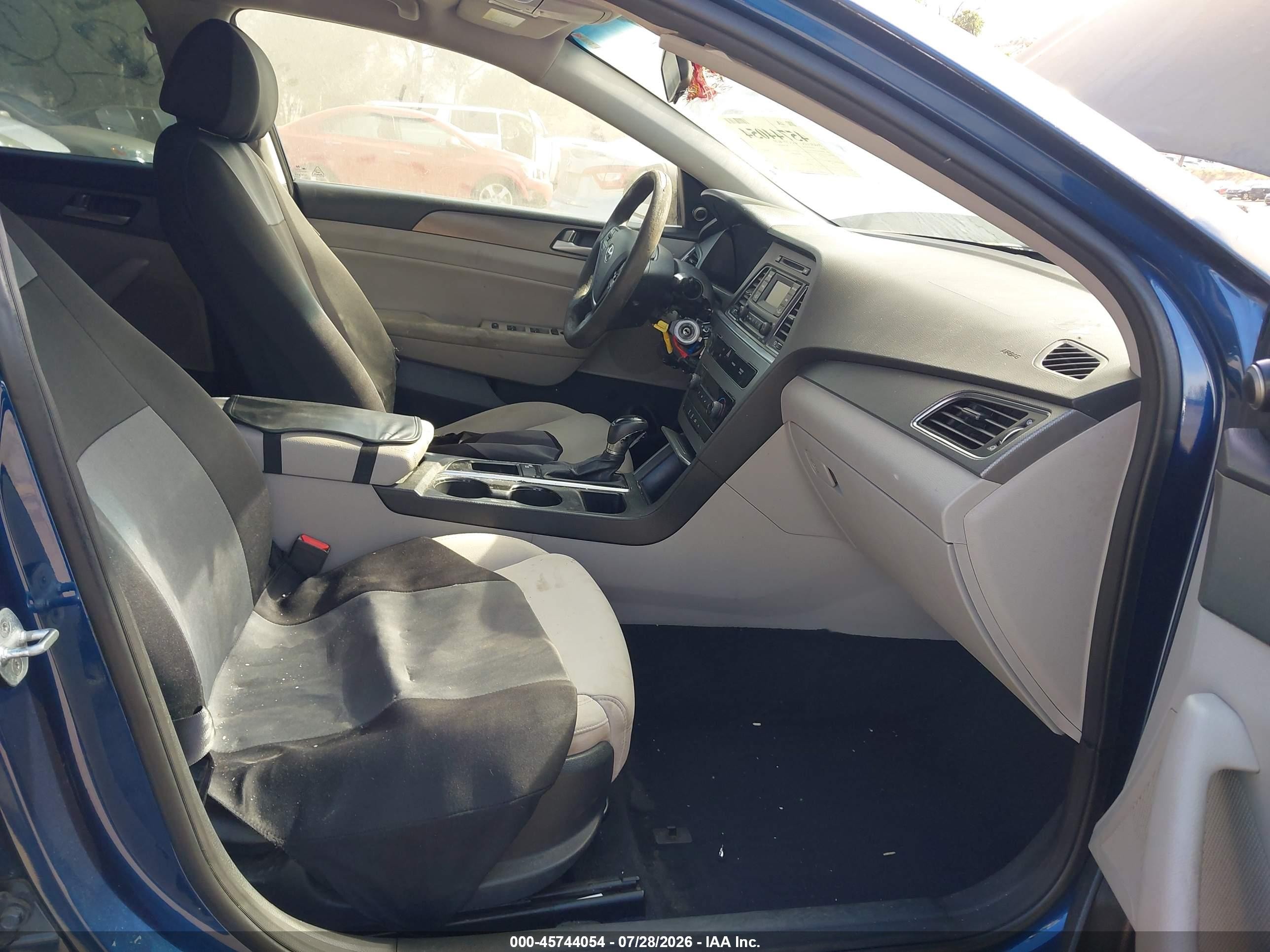 2015 Hyundai Sonata Se Blue vin: 5NPE24AF8FH141145
