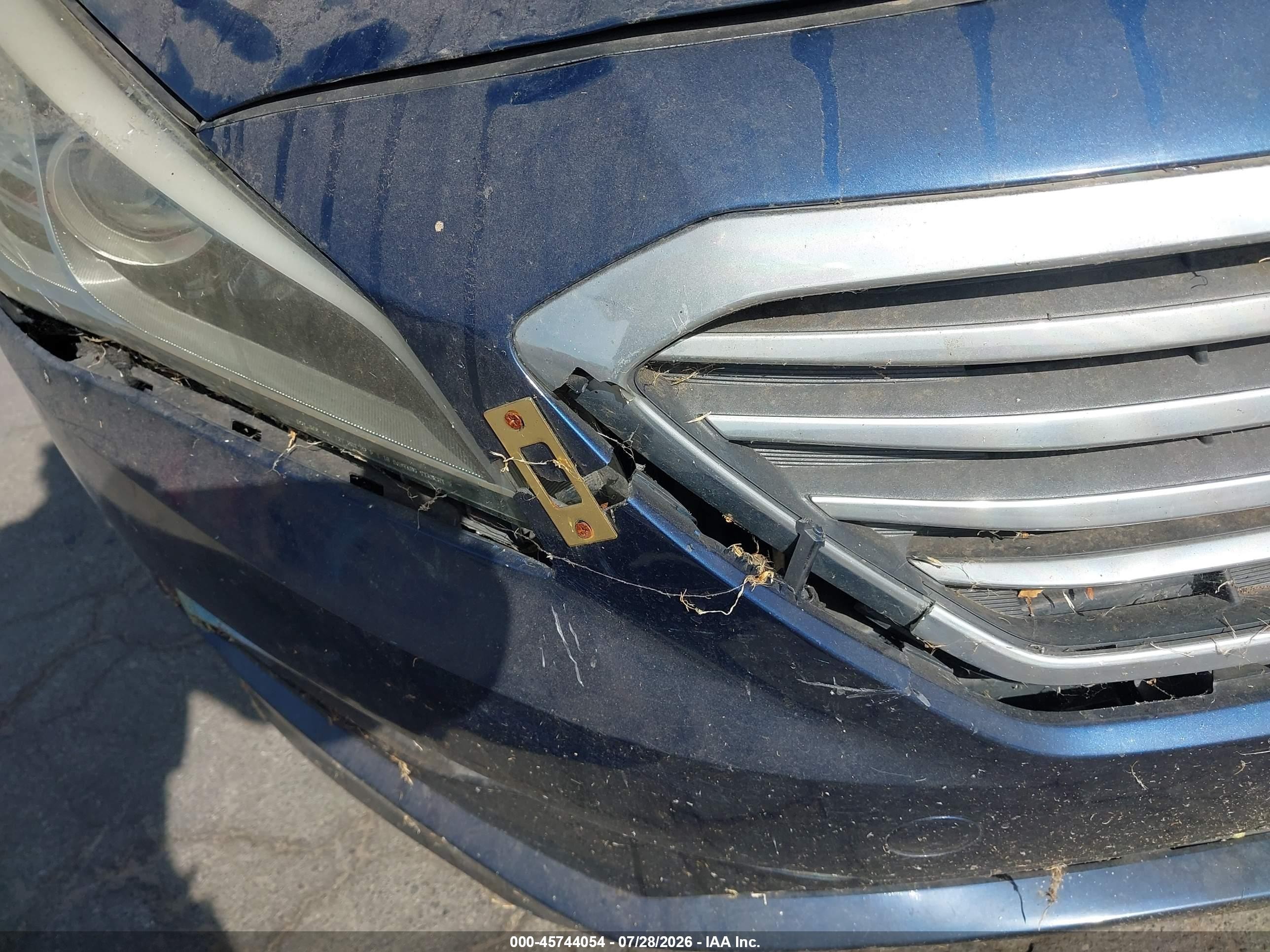 2015 Hyundai Sonata Se Blue vin: 5NPE24AF8FH141145
