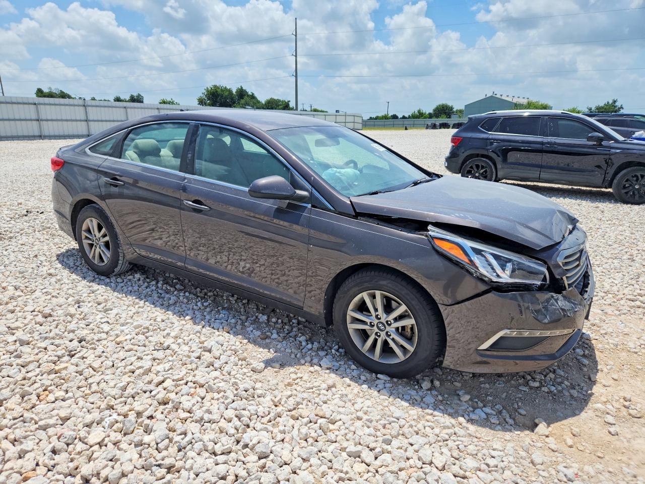 2015 Hyundai Sonata Se Brown vin: 5NPE24AF8FH146829