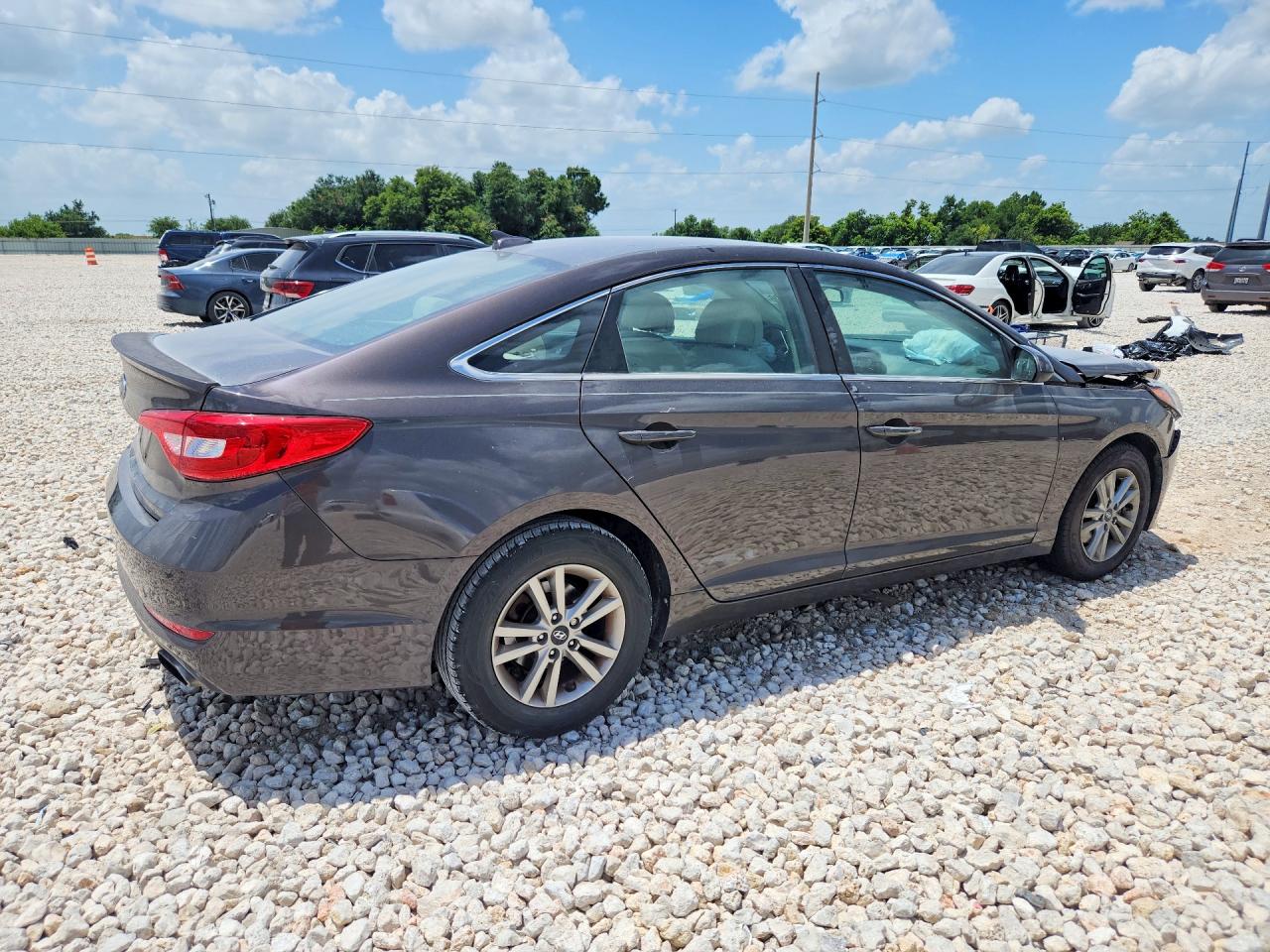 2015 Hyundai Sonata Se Brown vin: 5NPE24AF8FH146829
